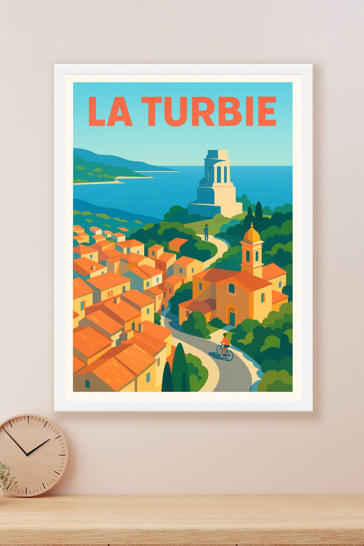 Affiche de La Turbie - Escapade méditerranéenne ensoleillée
