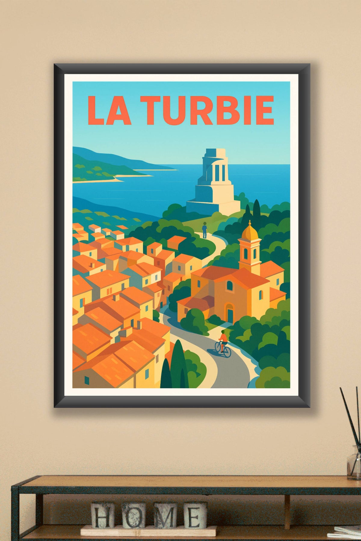Affiche de La Turbie - Escapade méditerranéenne ensoleillée