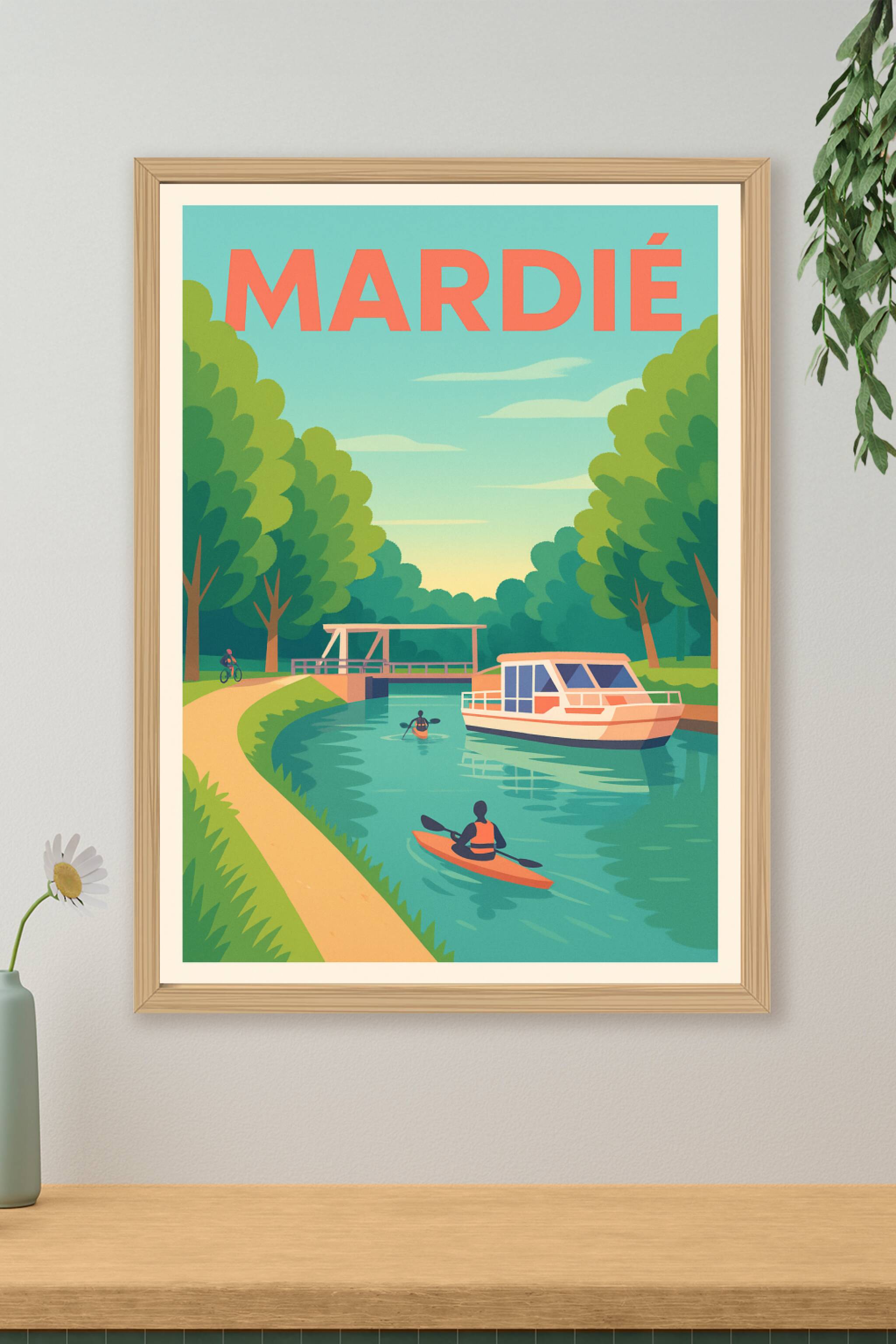 Affiche de Mardié - Évasion paisible au fil de l'eau