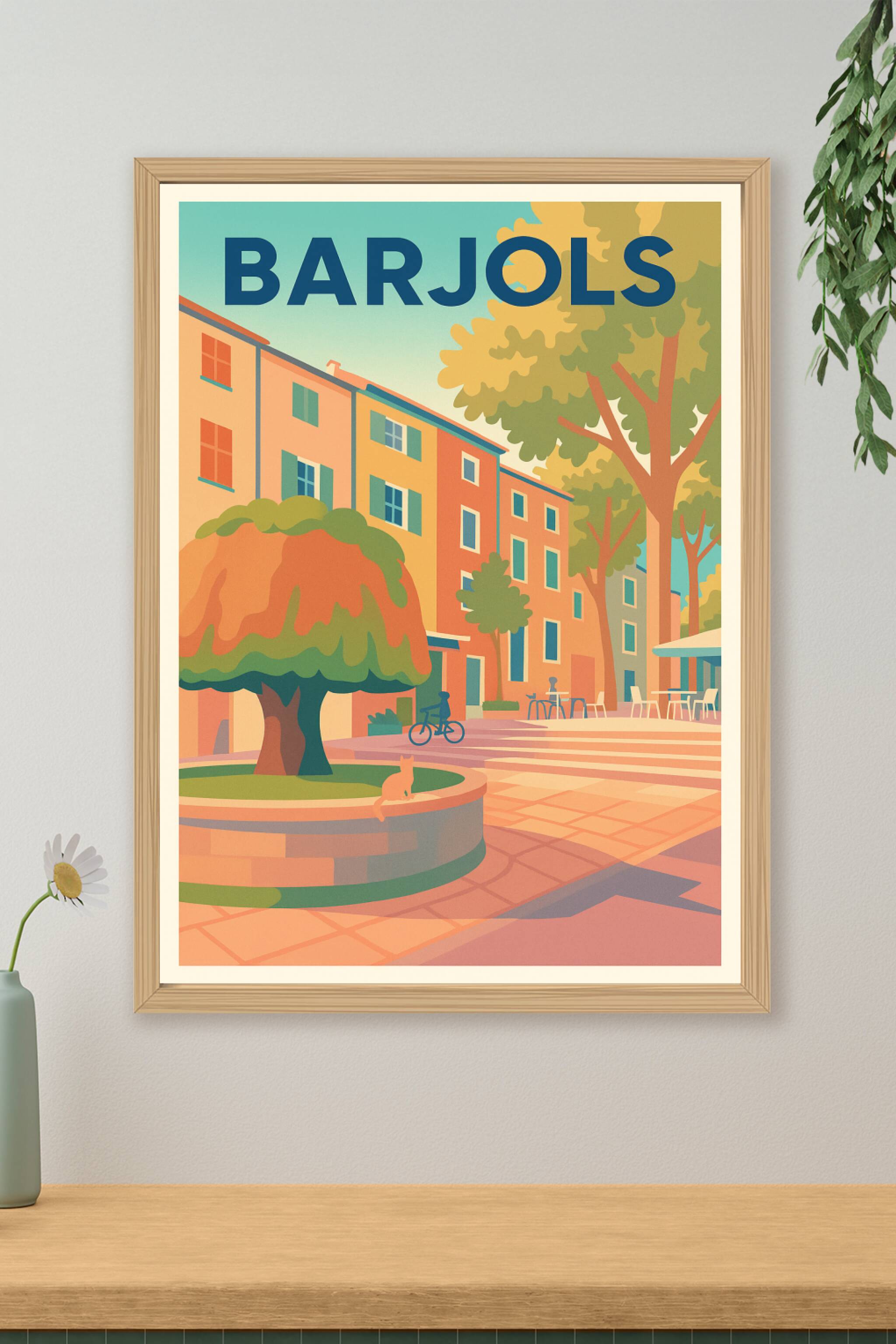 Affiche de Barjols - Douceur de vie provençale en poster
