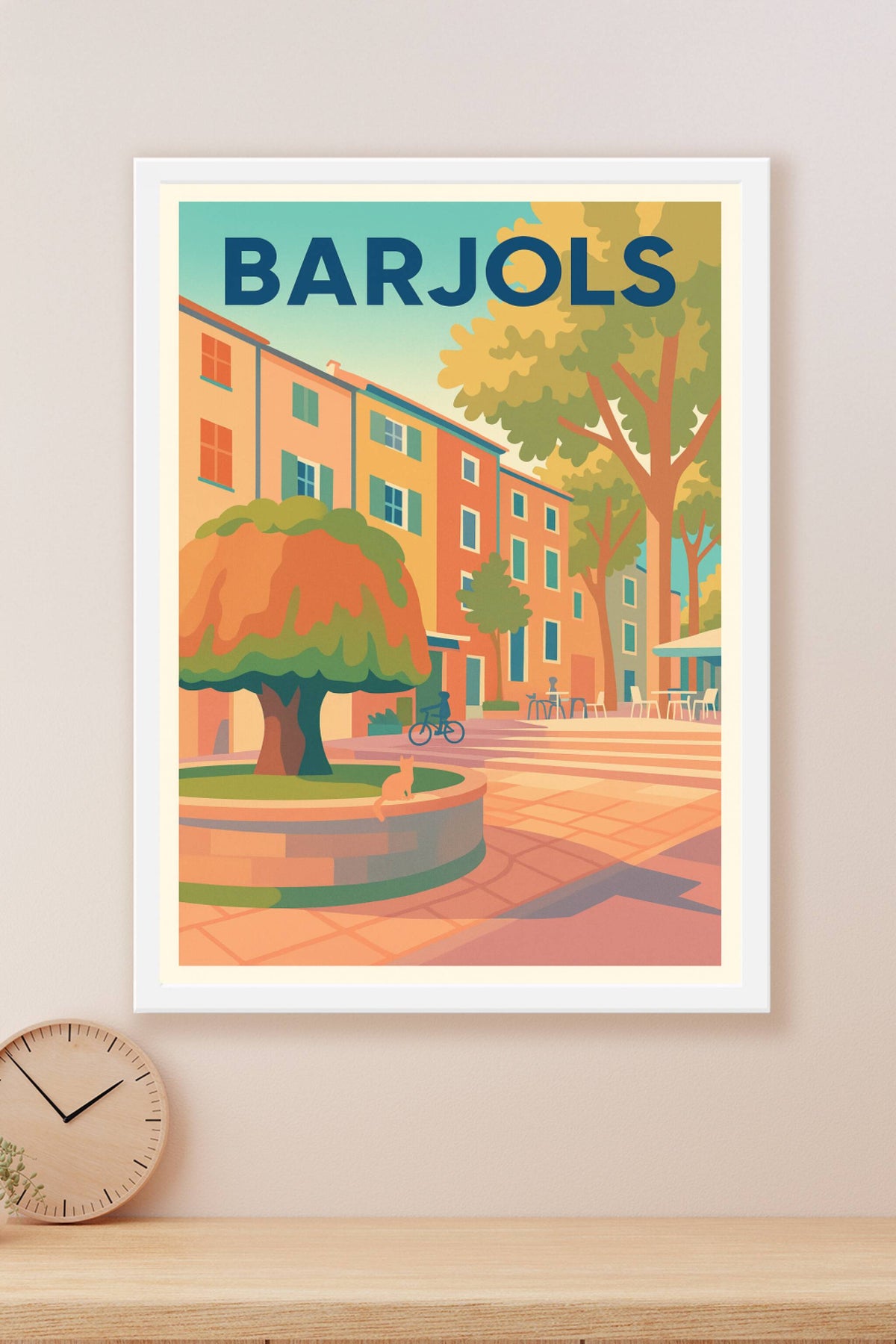 Affiche de Barjols - Douceur de vie provençale en poster