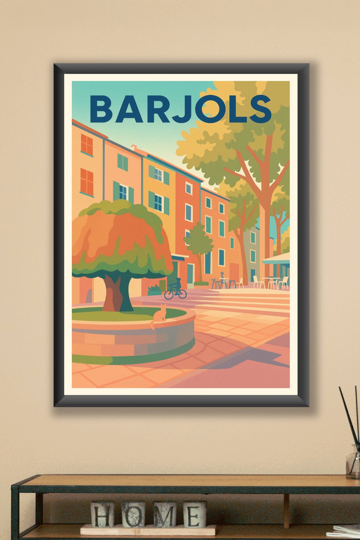 Affiche de Barjols - Douceur de vie provençale en poster