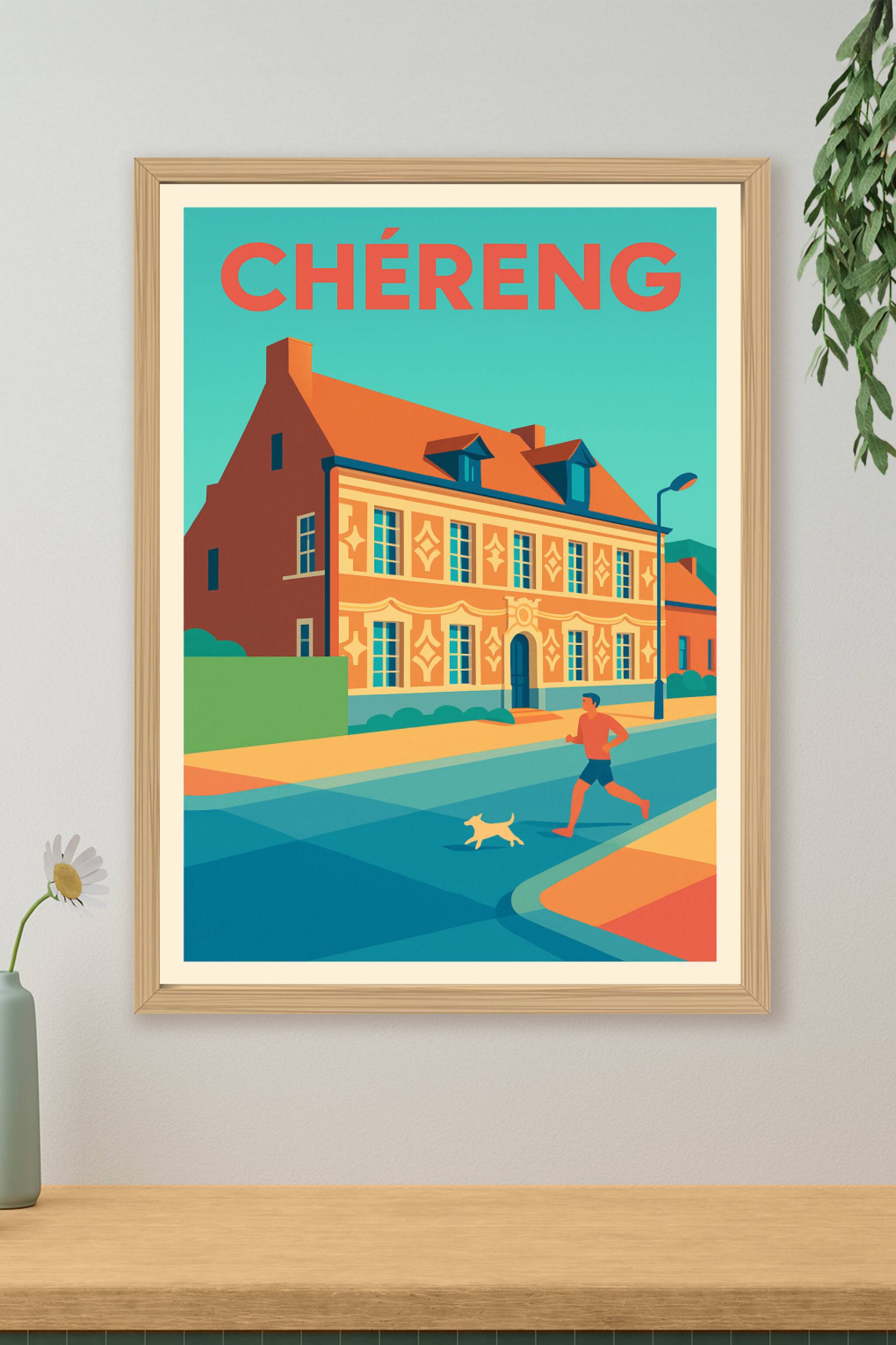 Affiche de Chéreng - Un instant paisible au cœur de la ville