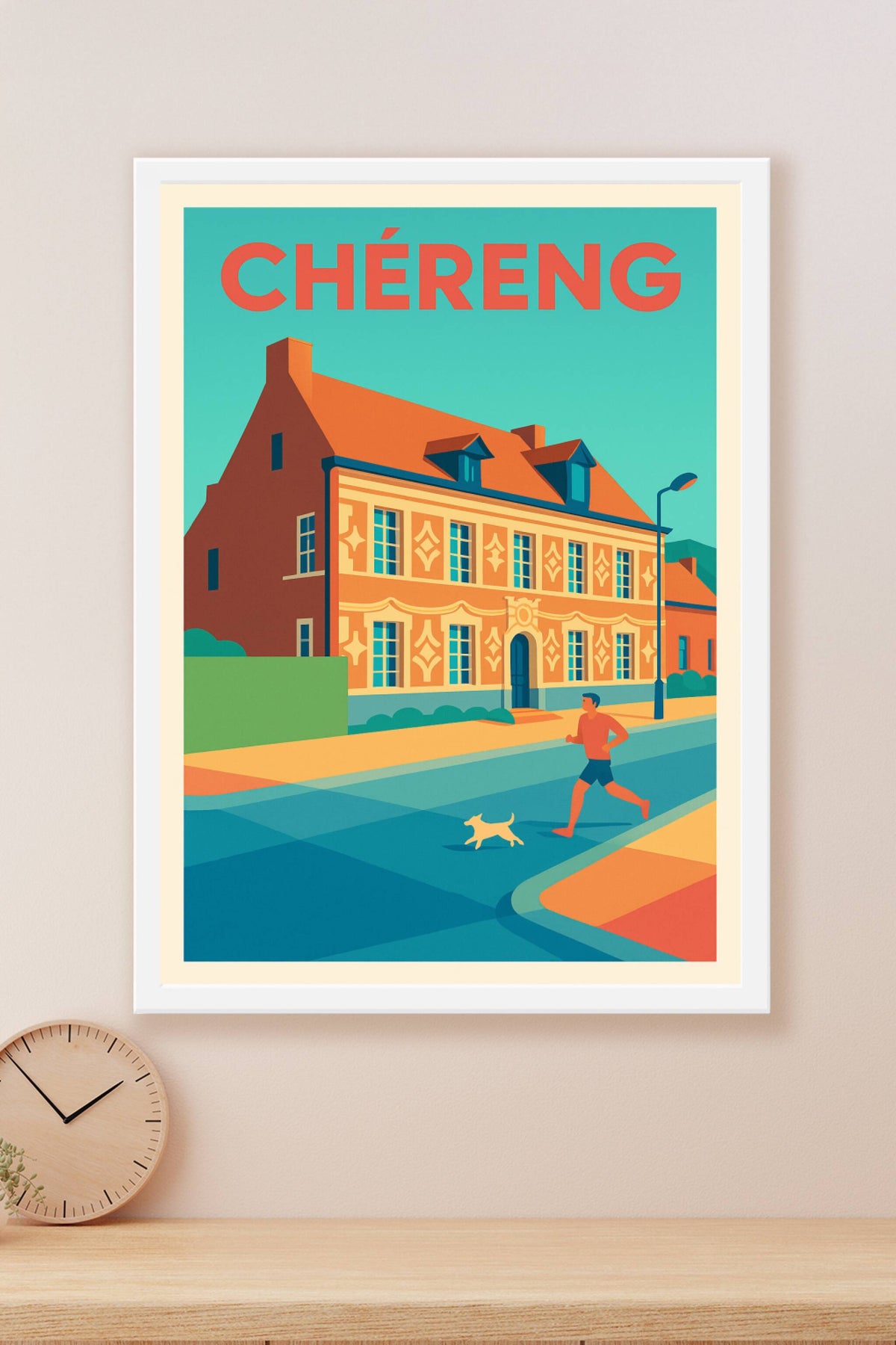 Affiche de Chéreng - Un instant paisible au cœur de la ville