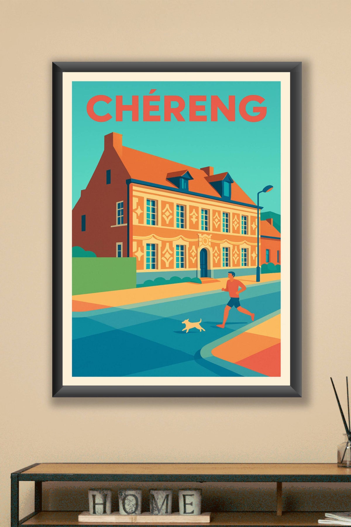 Affiche de Chéreng - Un instant paisible au cœur de la ville