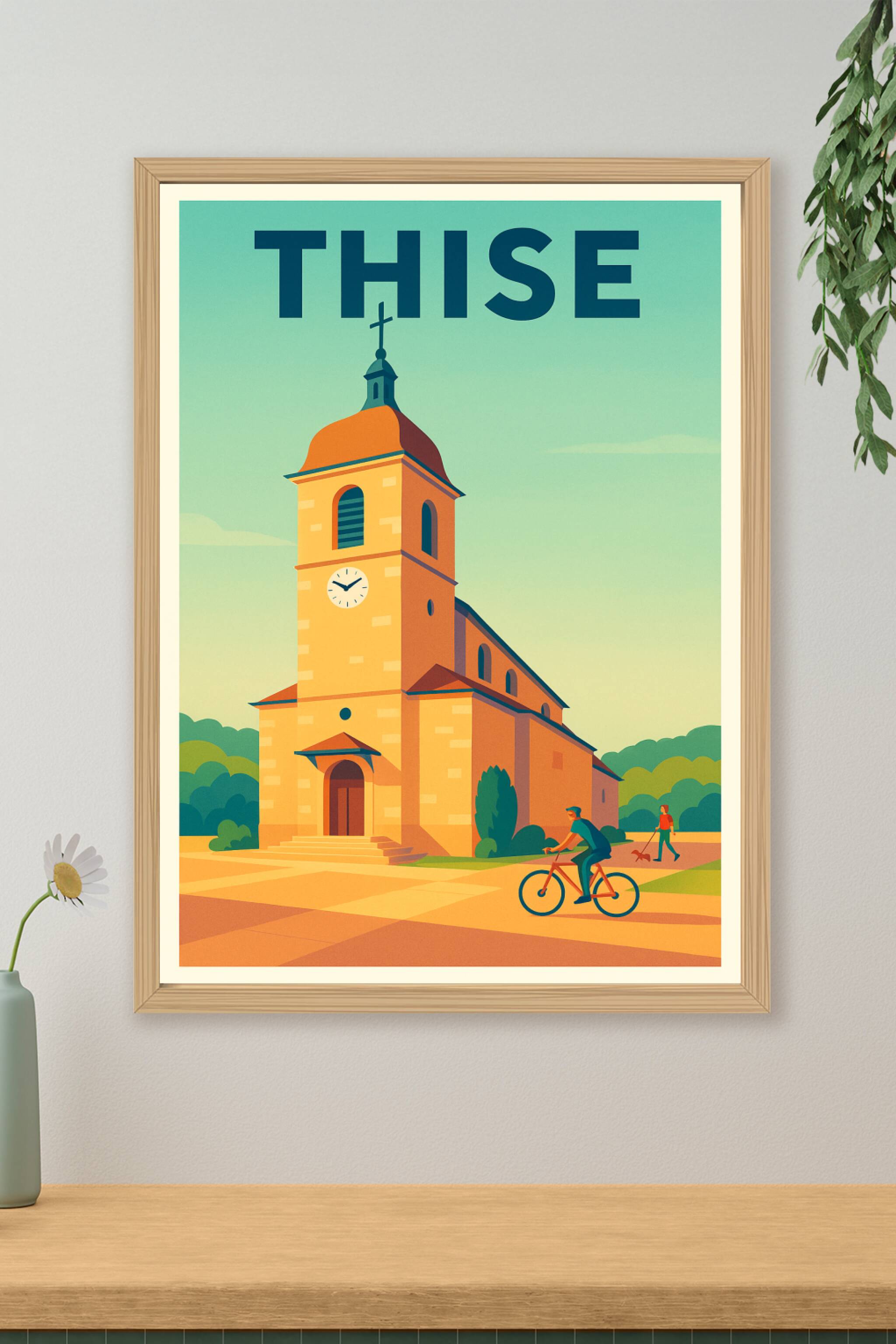 Affiche de Thise - L'Église au cœur de la vie locale