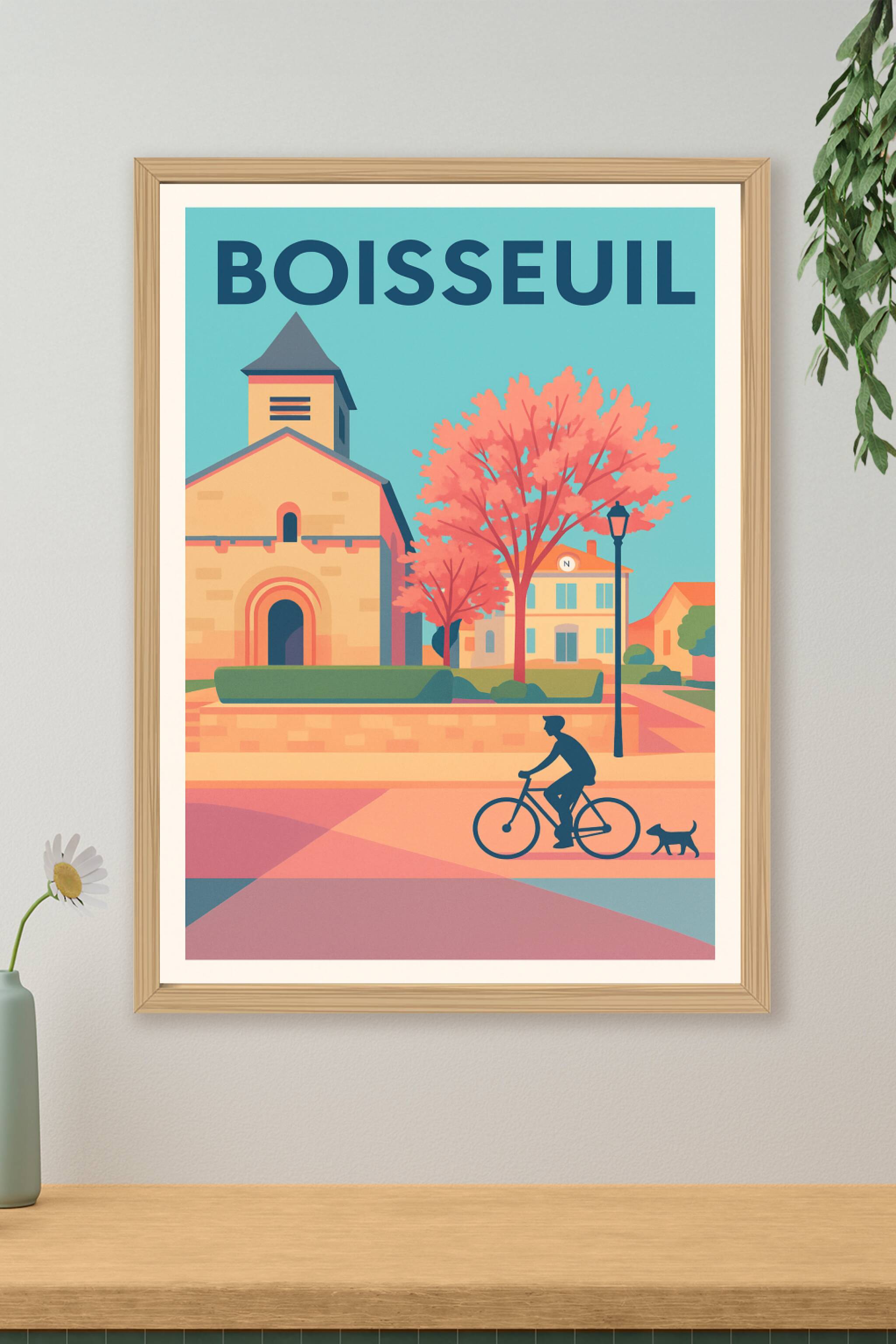 Affiche de Boisseuil - Charme paisible et couleurs chaleureuses