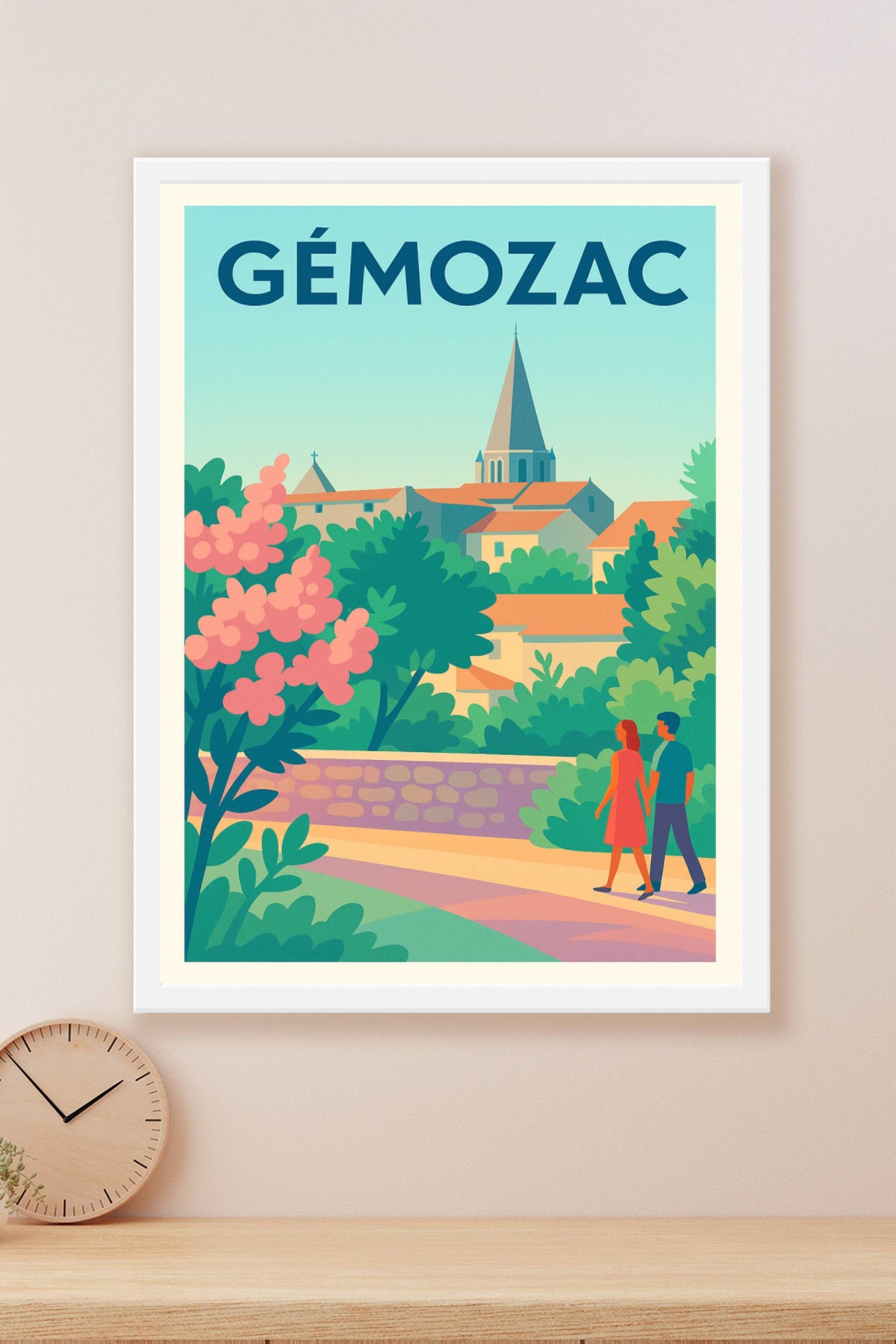 Affiche de Gémozac - Promenade bucolique en Charente-Maritime