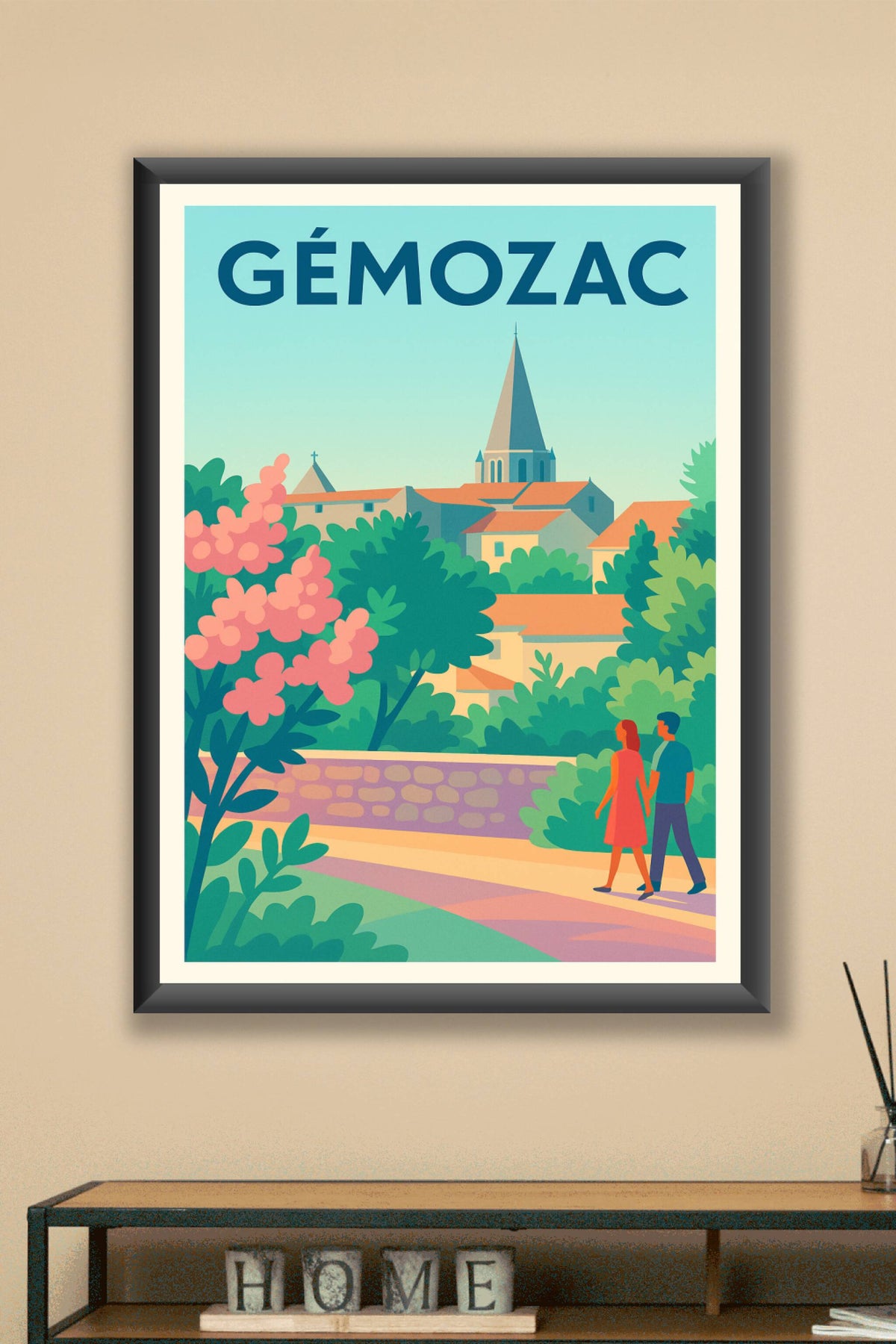 Affiche de Gémozac - Promenade bucolique en Charente-Maritime