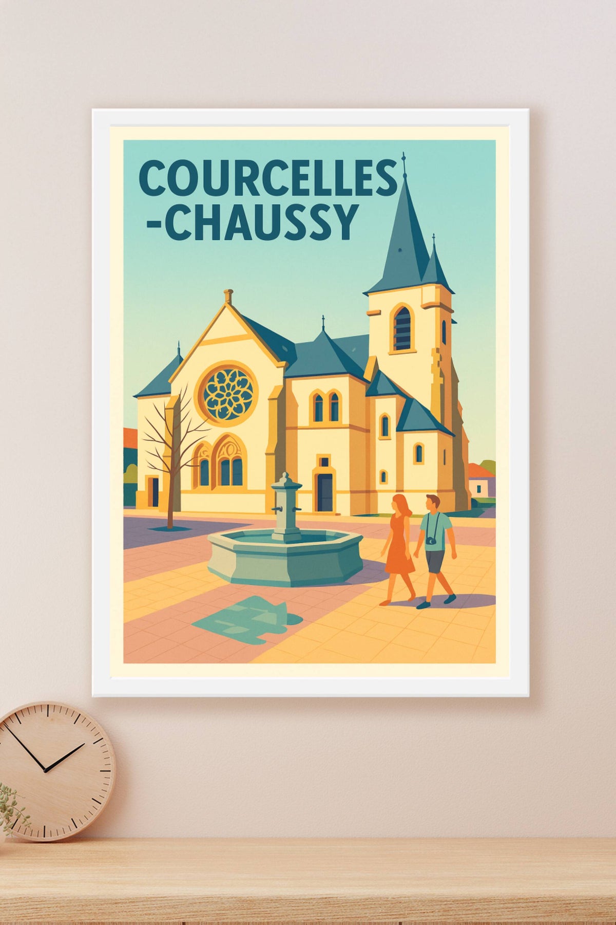 Affiche de Courcelles-Chaussy - Charme et histoire au cœur du village