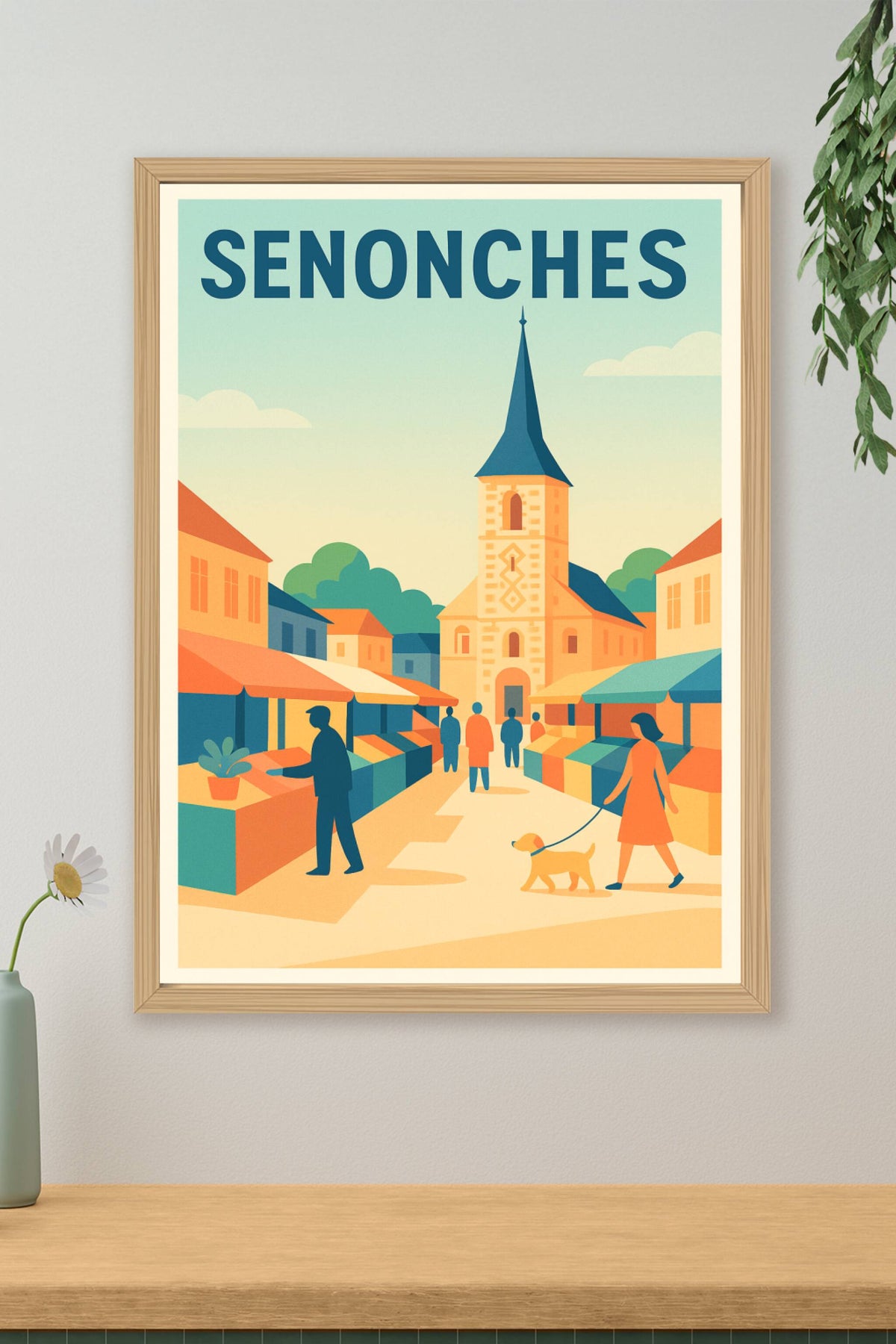 Affiche de Senonches - L'essence d'un marché au charme authentique