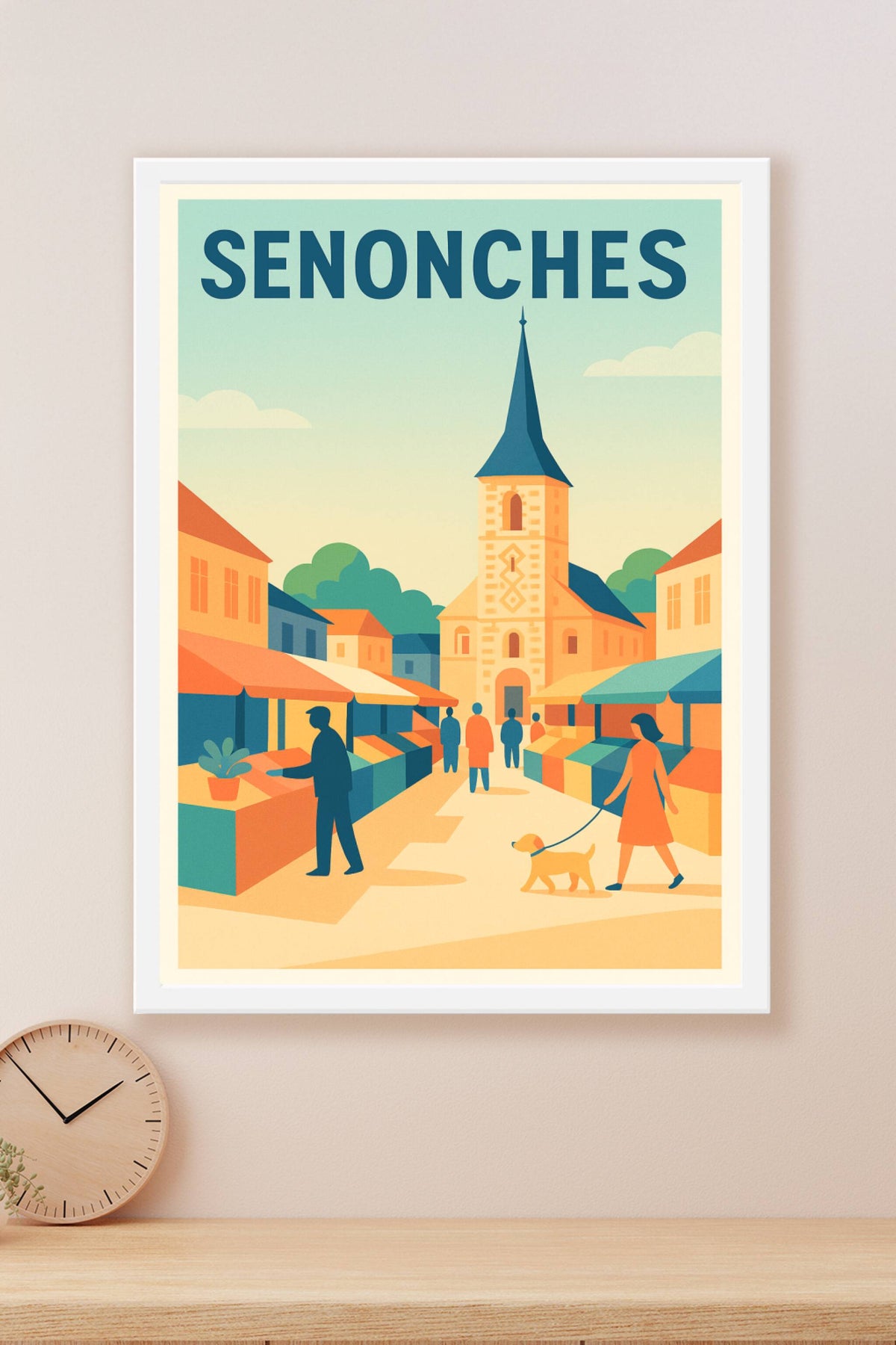Affiche de Senonches - L'essence d'un marché au charme authentique