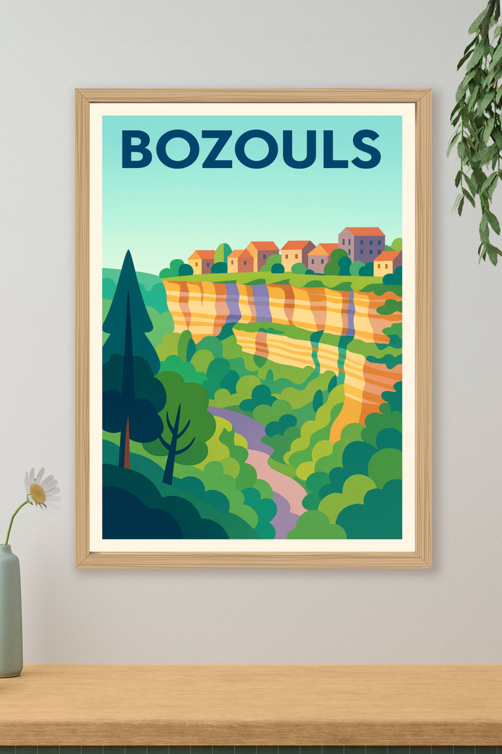 Affiche de Bozouls - Le charme spectaculaire du canyon