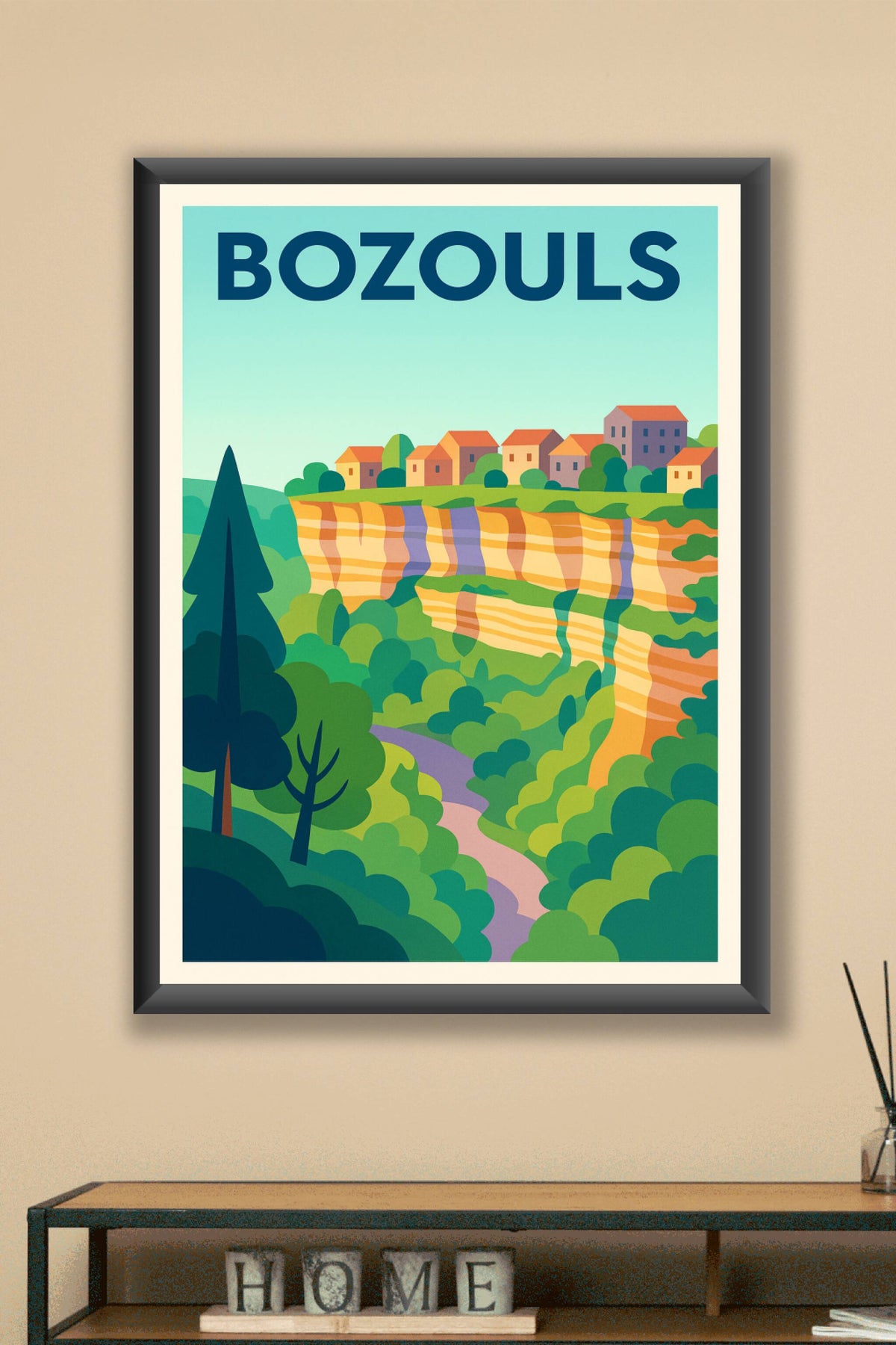 Affiche de Bozouls - Le charme spectaculaire du canyon