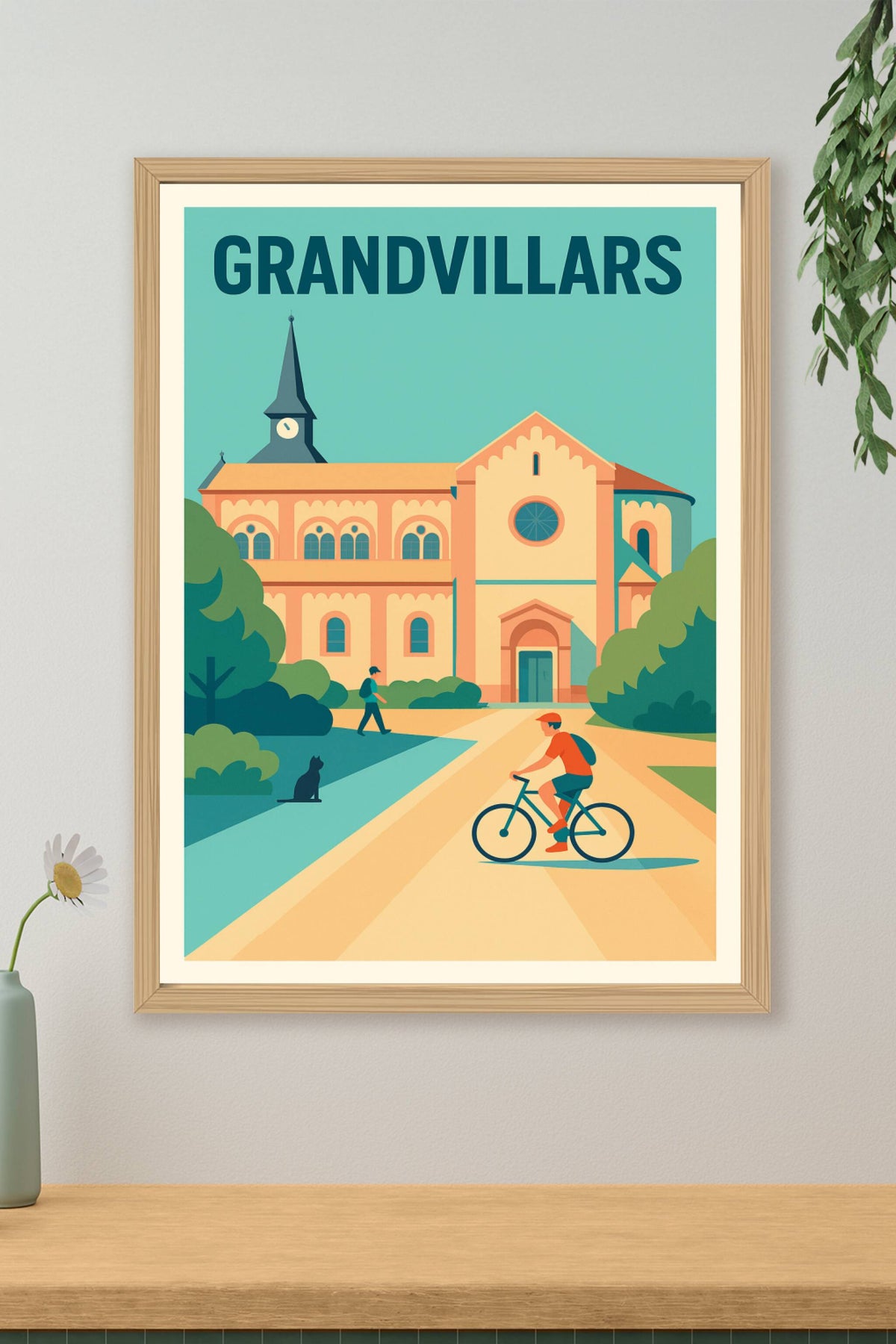 Affiche de Grandvillars - Charme paisible et architectural