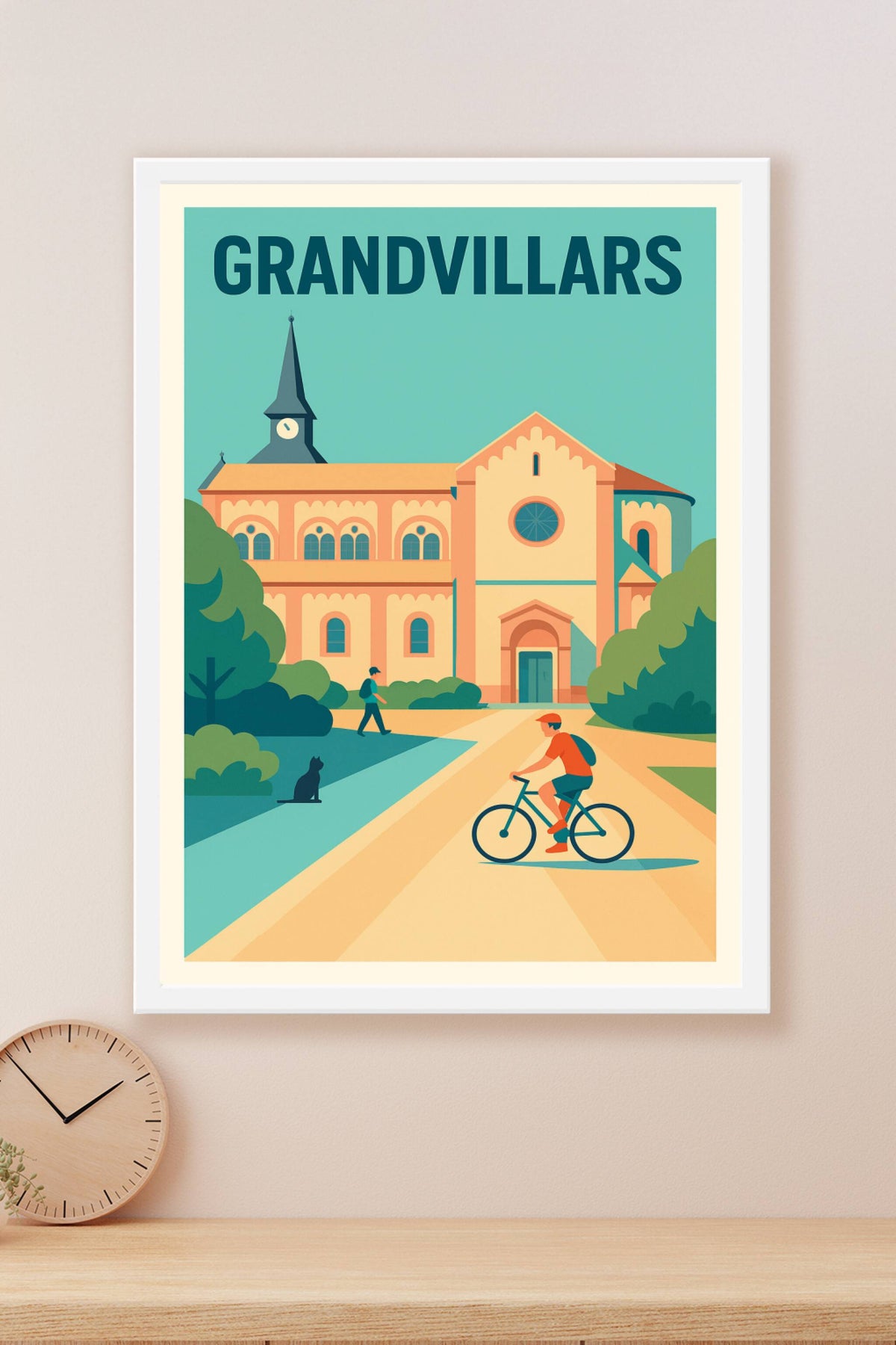 Affiche de Grandvillars - Charme paisible et architectural