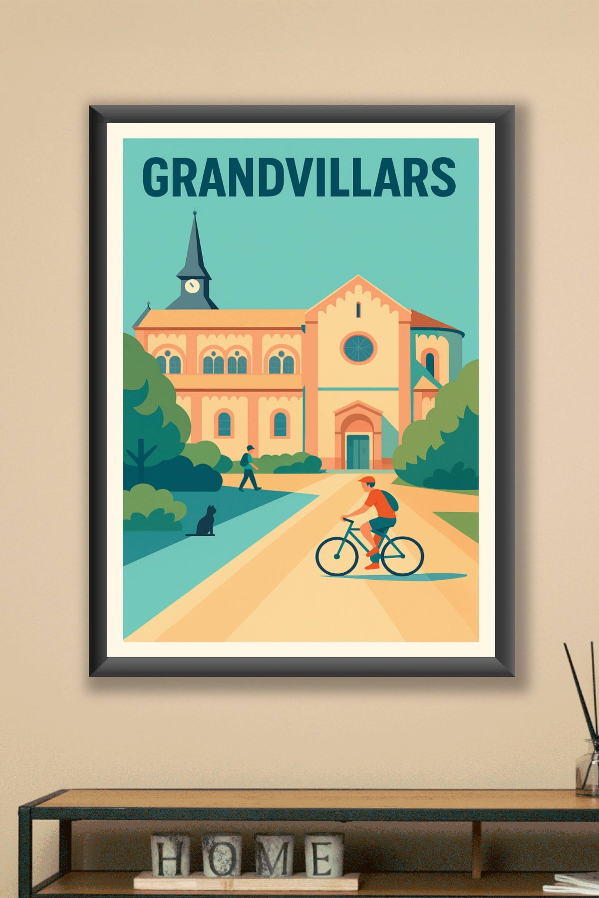Affiche de Grandvillars - Charme paisible et architectural