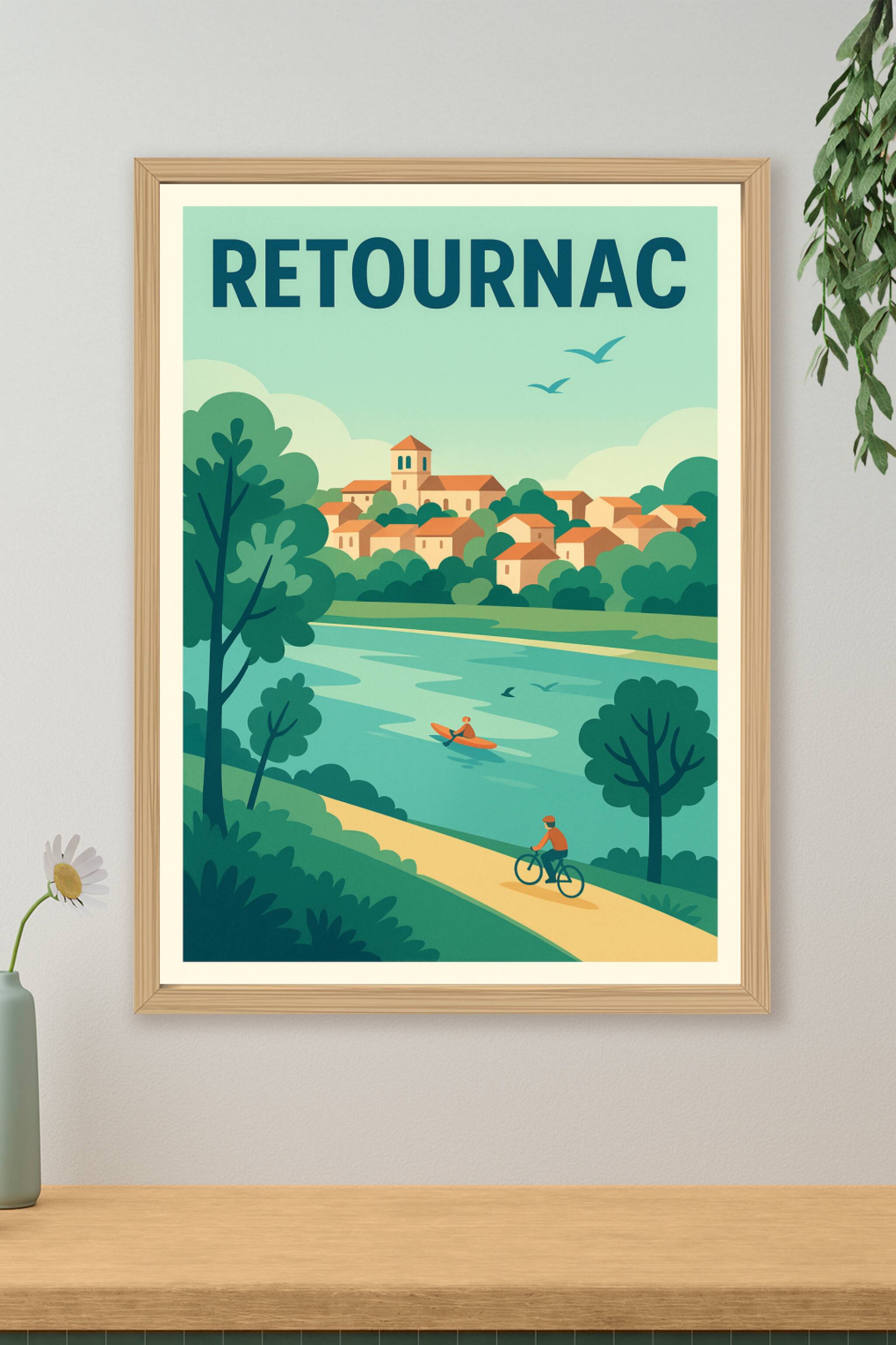Affiche de Retournac - Évasion nature et douceur de vivre