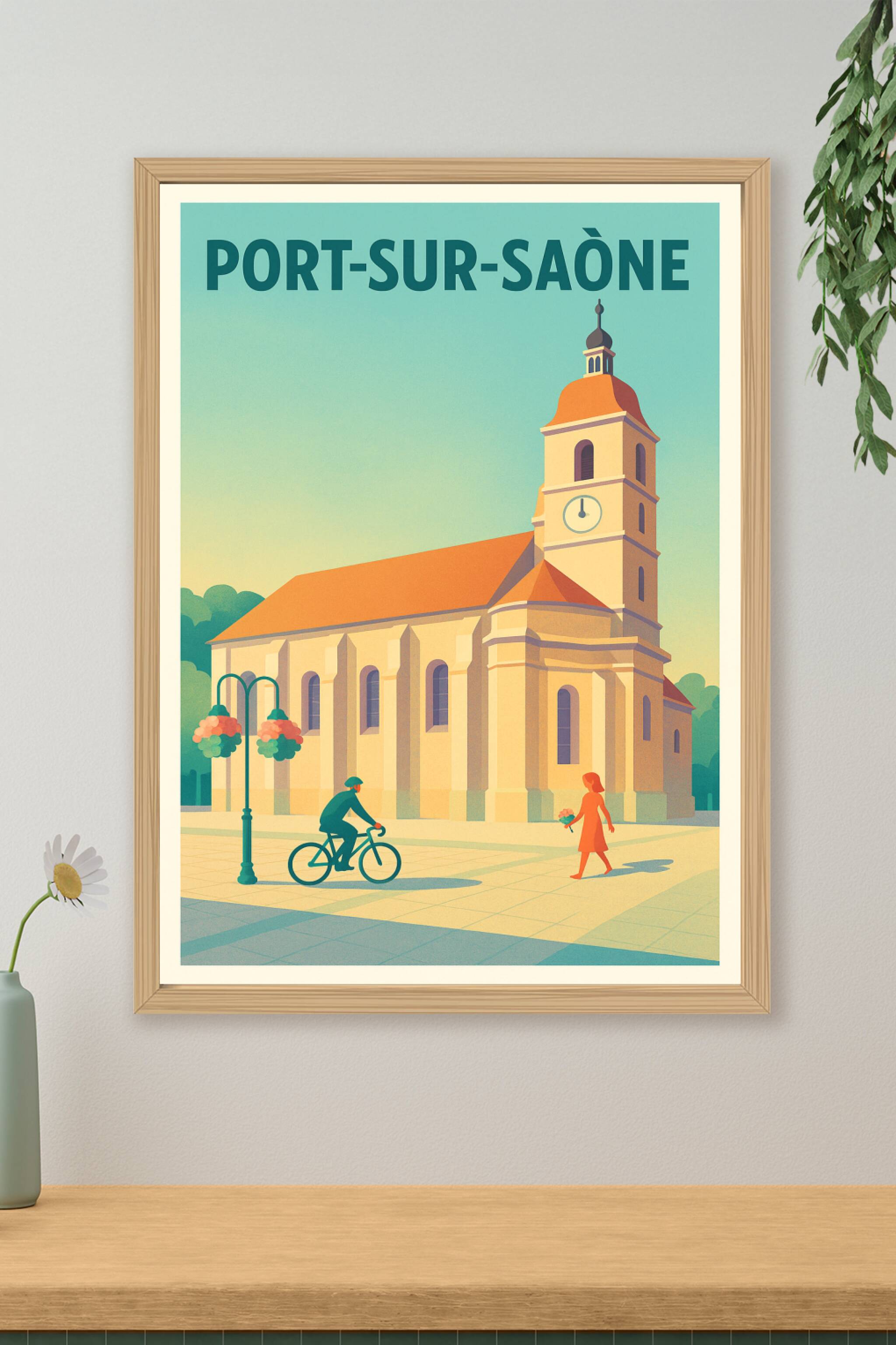 Affiche de Port-sur-Saône - Charme et Sérénité au Cœur de la Ville