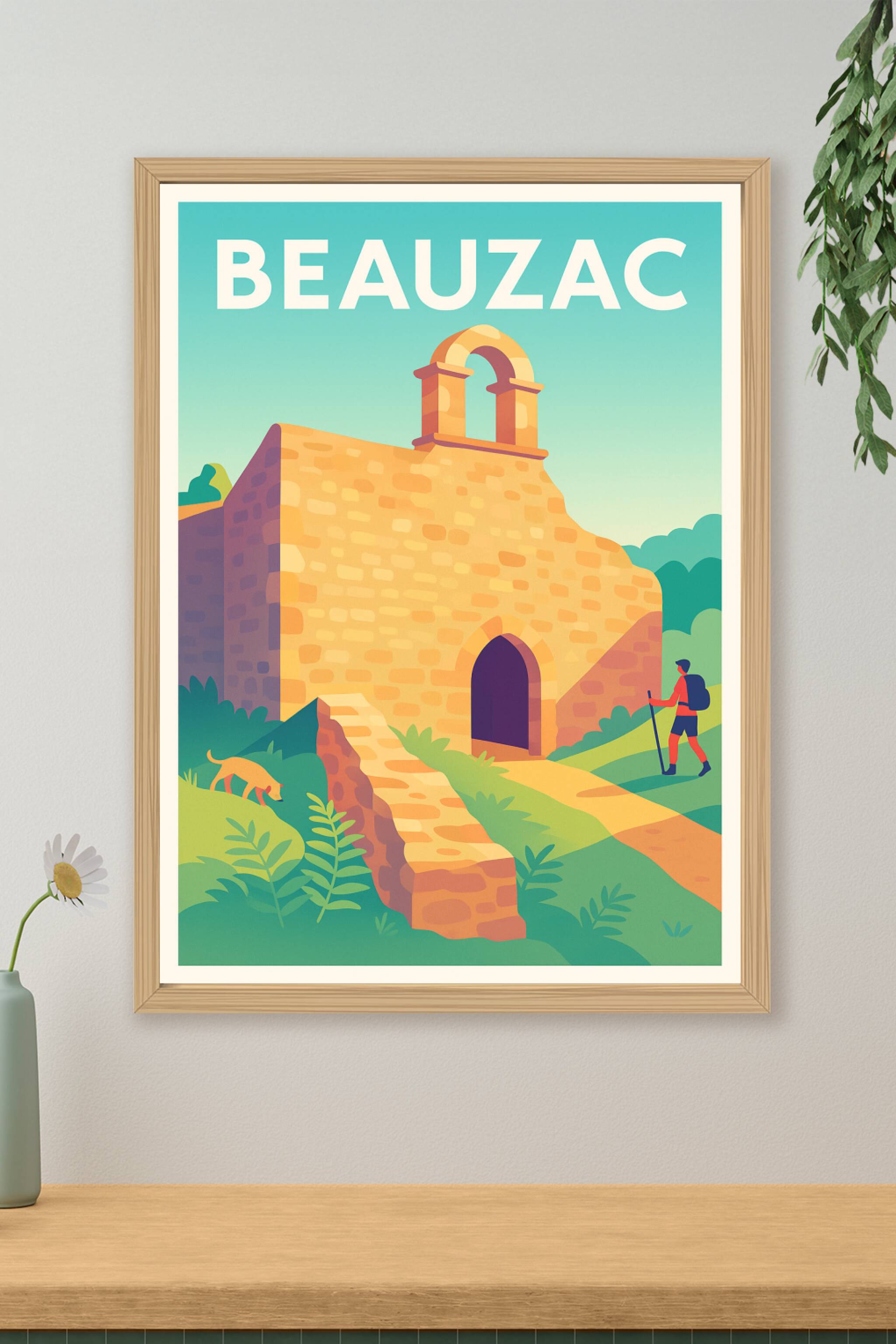 Affiche de Beauzac - Évasion et Patrimoine Authentique
