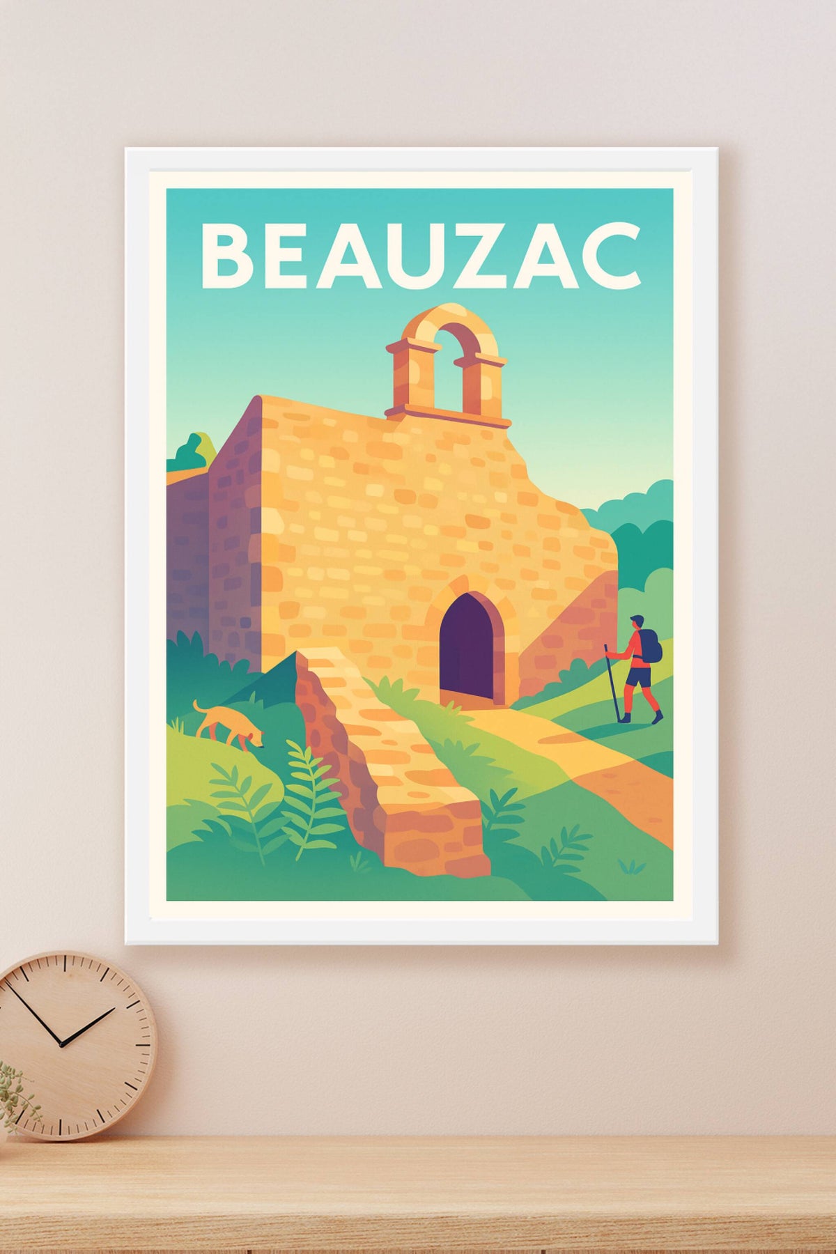 Affiche de Beauzac - Évasion et Patrimoine Authentique