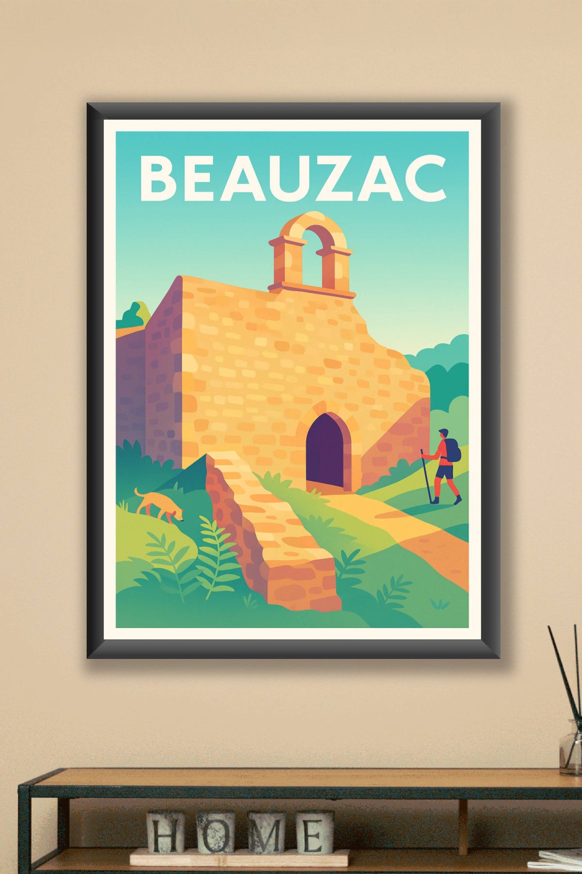 Affiche de Beauzac - Évasion et Patrimoine Authentique