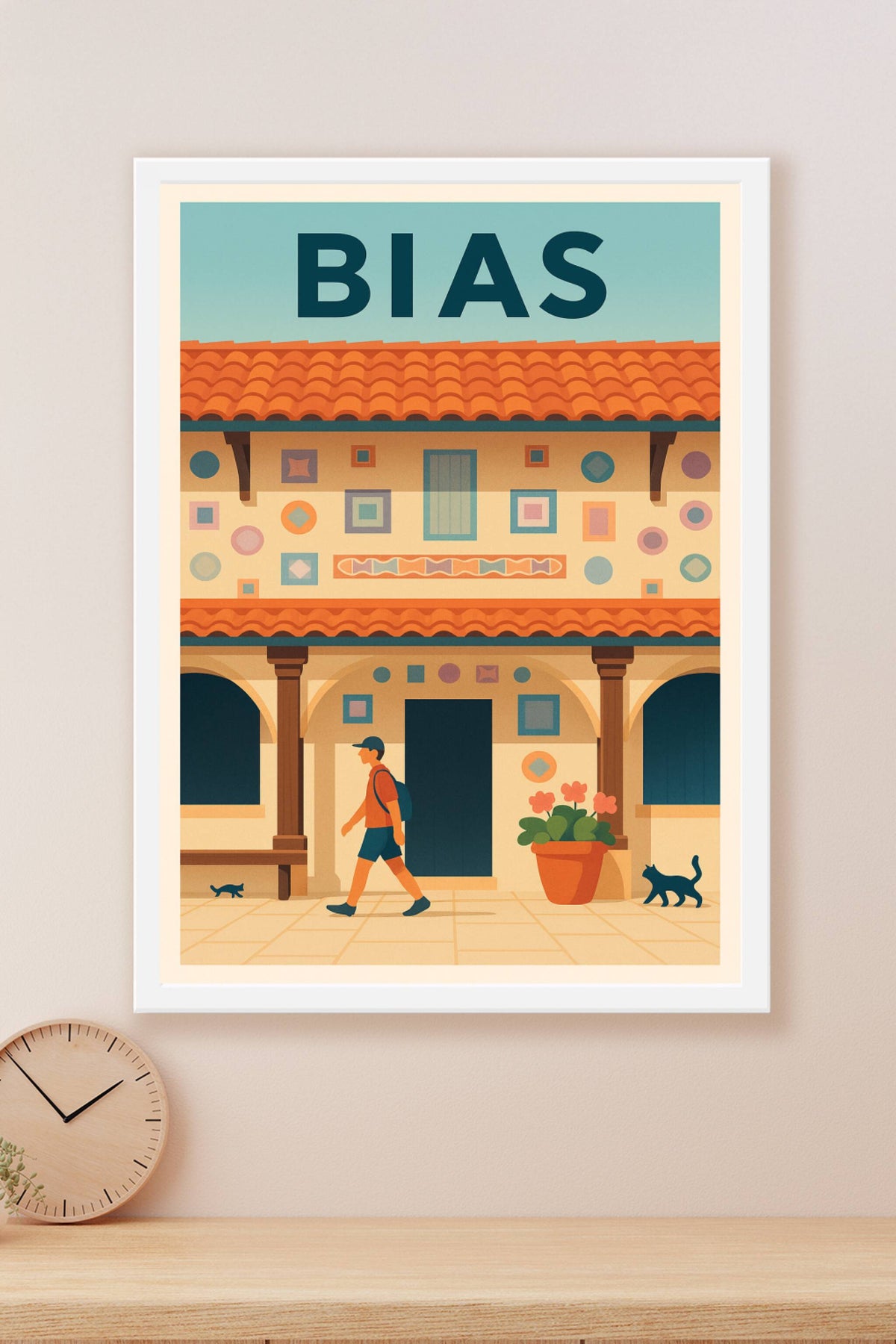 Affiche de Bias - Charme et douceur d'une promenade typique