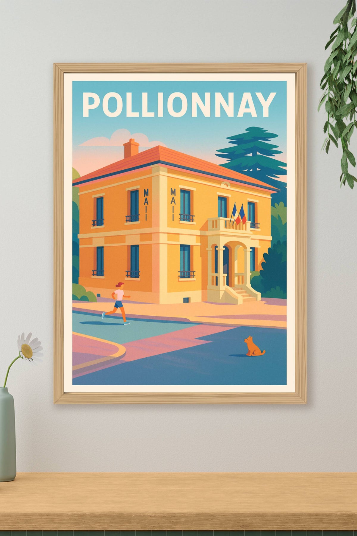 Affiche de Pollionnay - Charme et sérénité au cœur du village