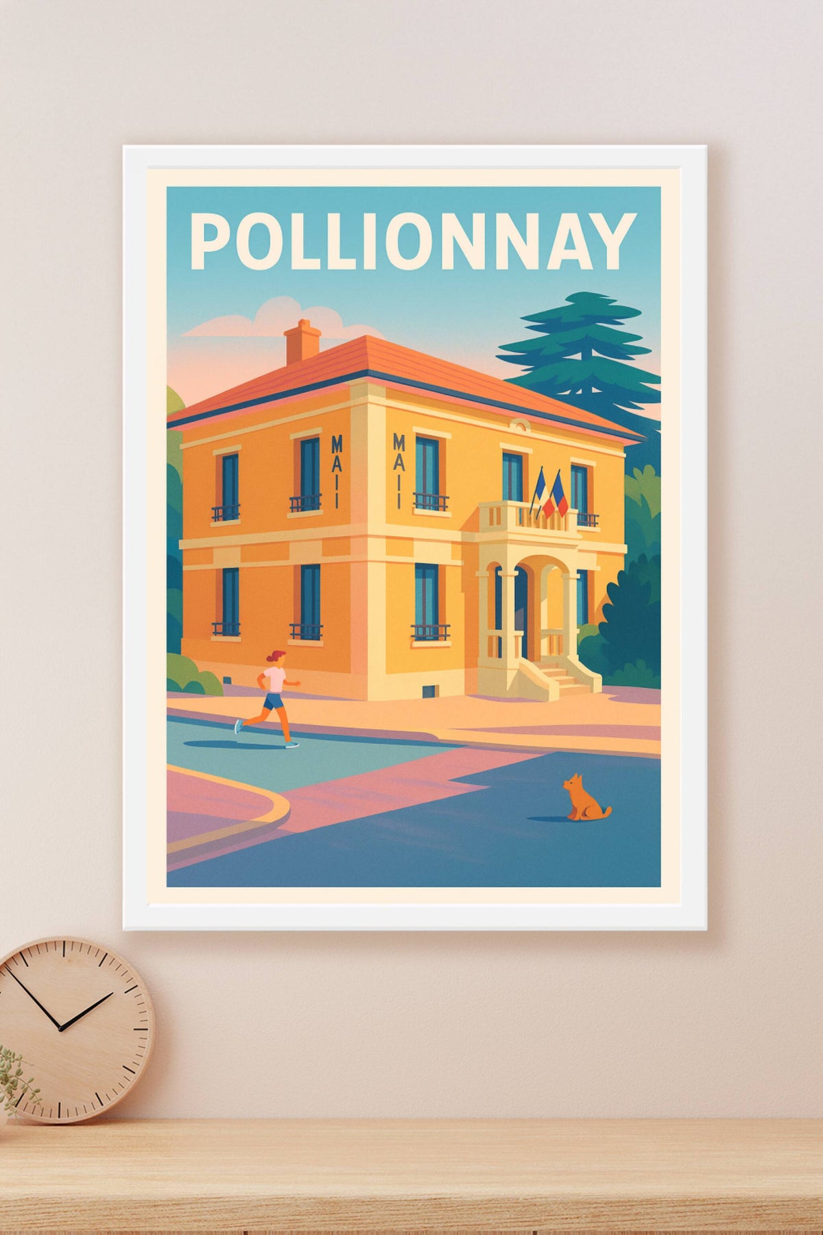 Affiche de Pollionnay - Charme et sérénité au cœur du village