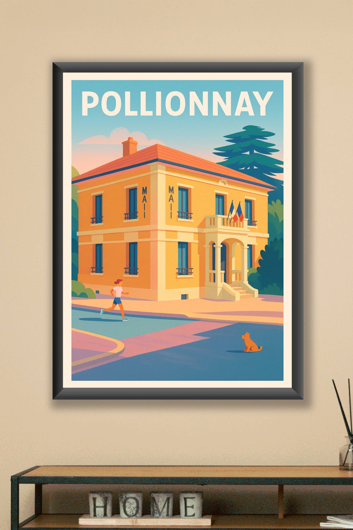Affiche de Pollionnay - Charme et sérénité au cœur du village