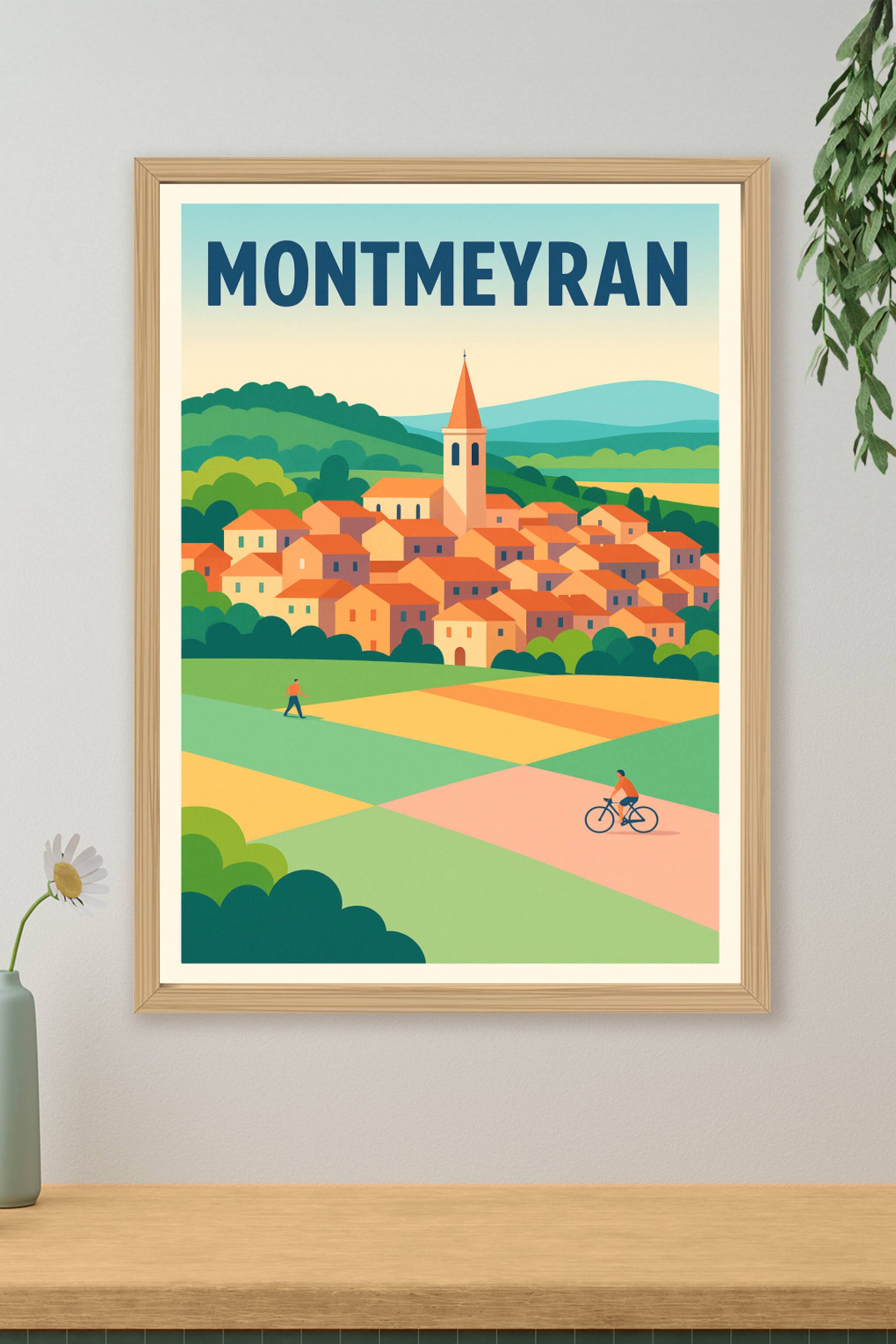 Affiche de Montmeyran - Charme rural et douceur de vivre