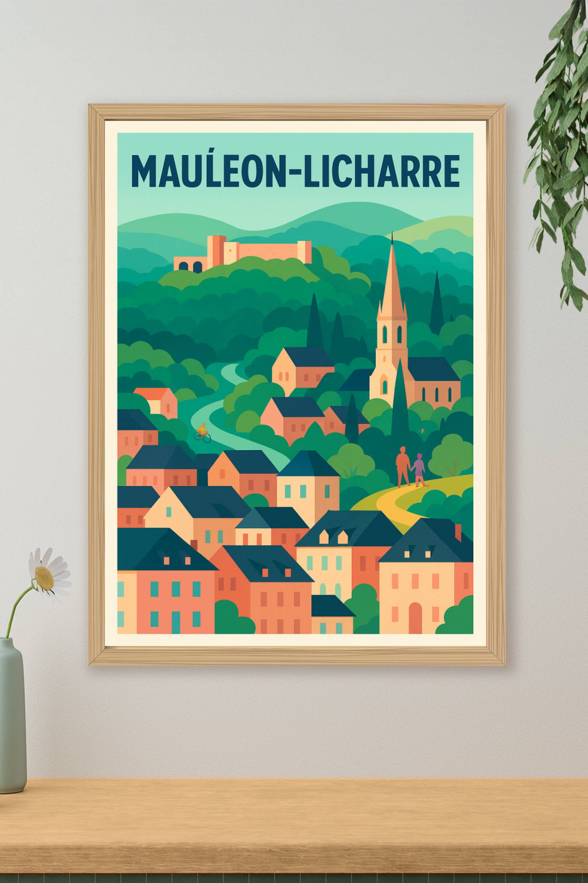 Affiche de Mauléon-Licharre - Charme et sérénité au cœur du Pays Basque