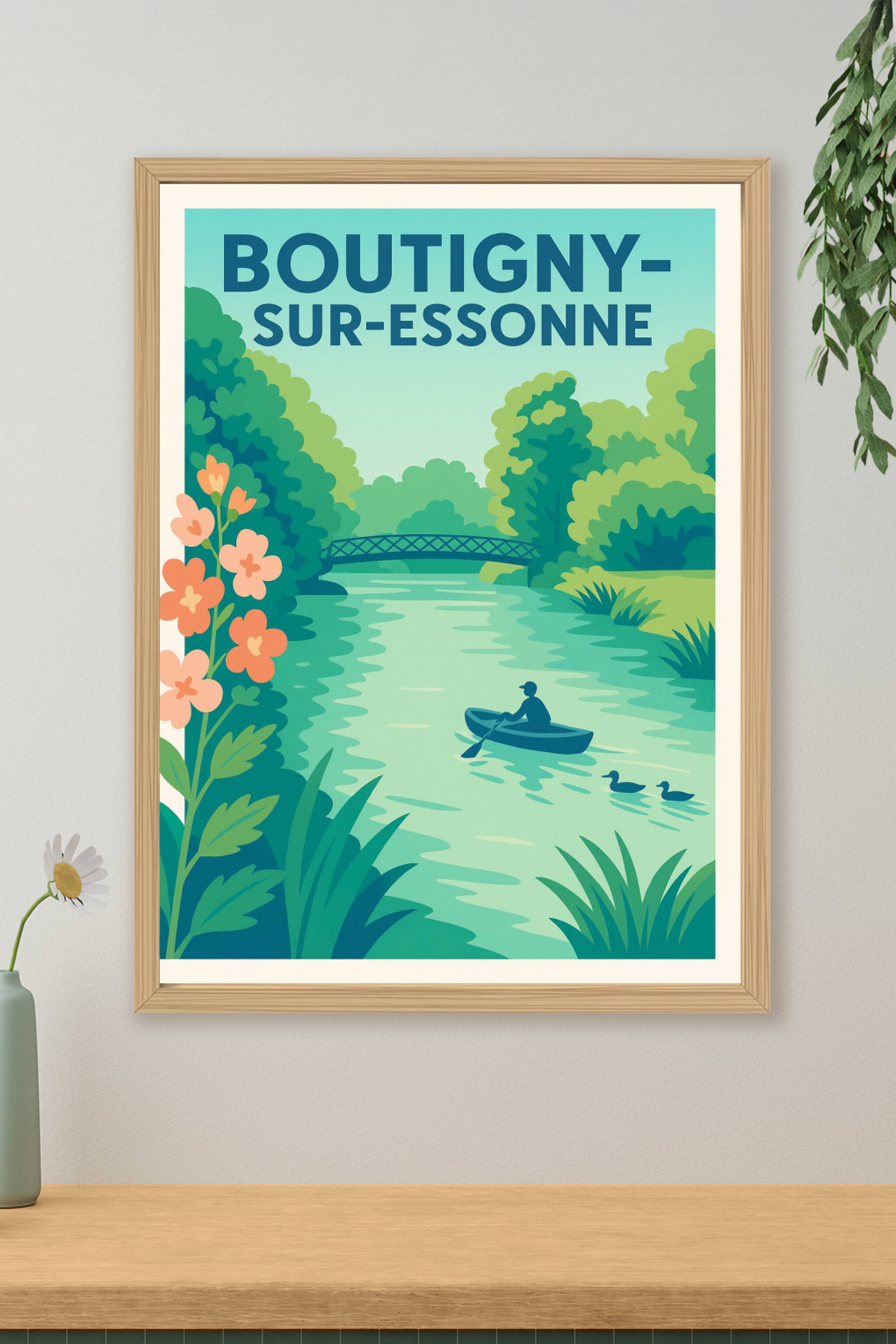 Affiche de Boutigny-sur-Essonne - Sérénité au fil de l'eau