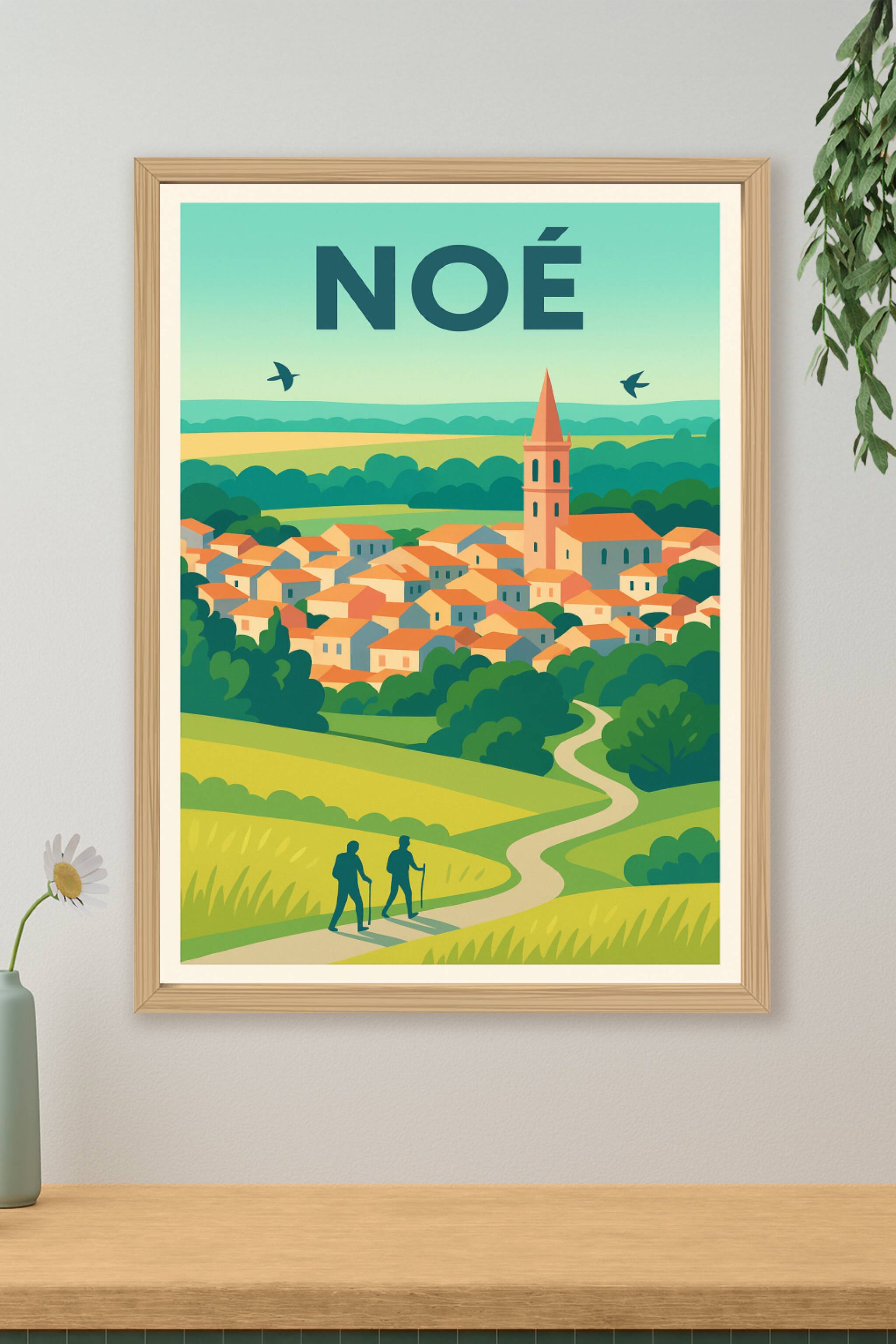 Affiche de Noé - Voyagez au cœur d'un village paisible