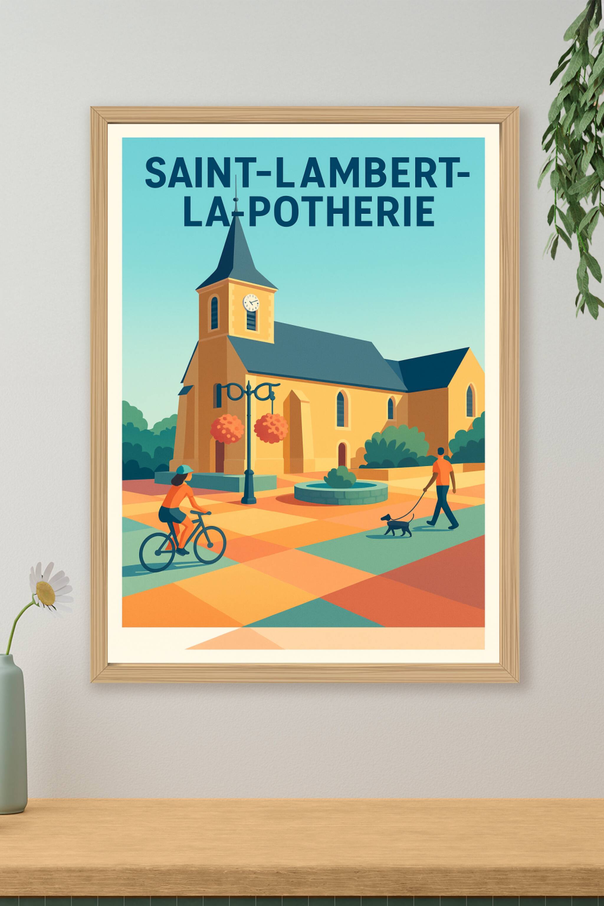 Affiche de Saint-Lambert-la-Potherie - Charme et sérénité au cœur du village