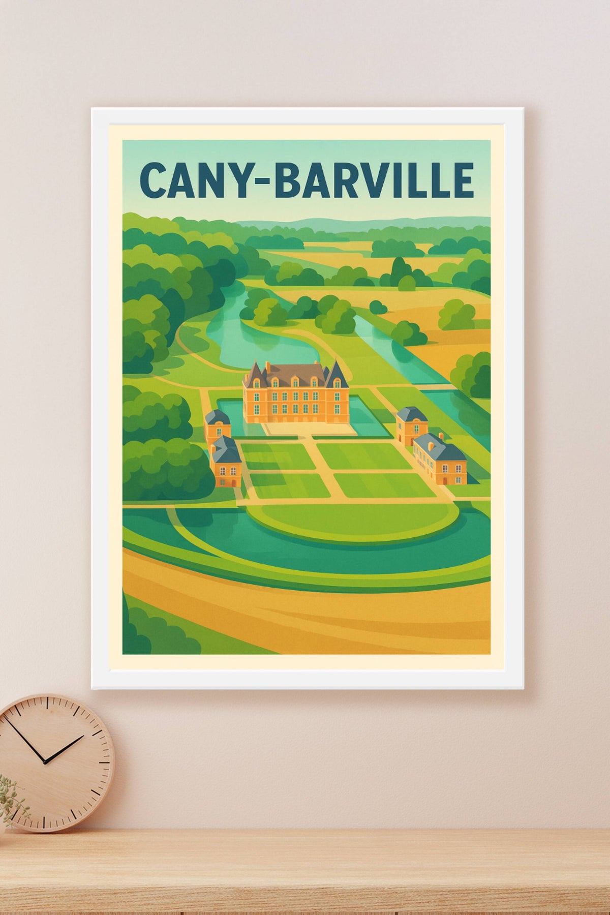 Affiche de Cany-Barville - Élégance et sérénité en Normandie