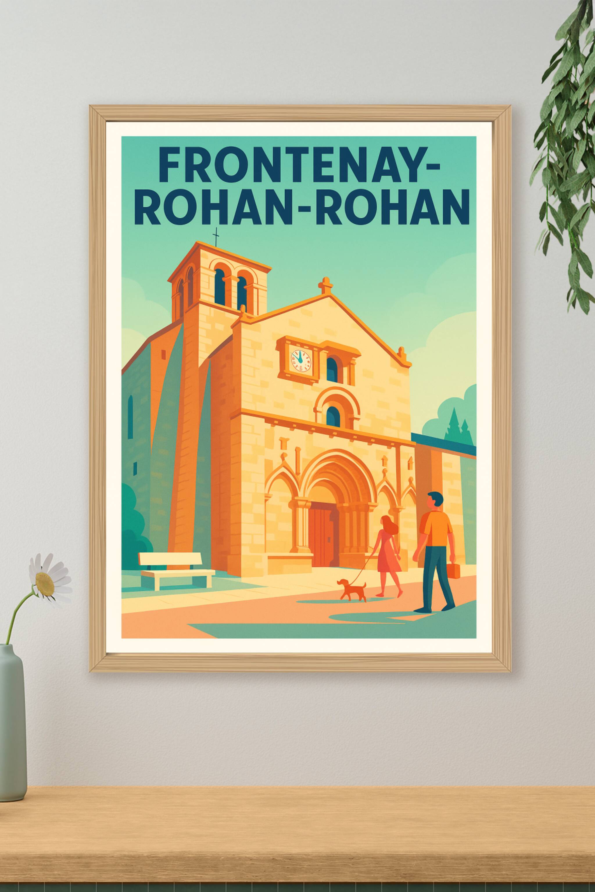 Affiche de Frontenay-Rohan-Rohan - Ambiance paisible au cœur du patrimoine