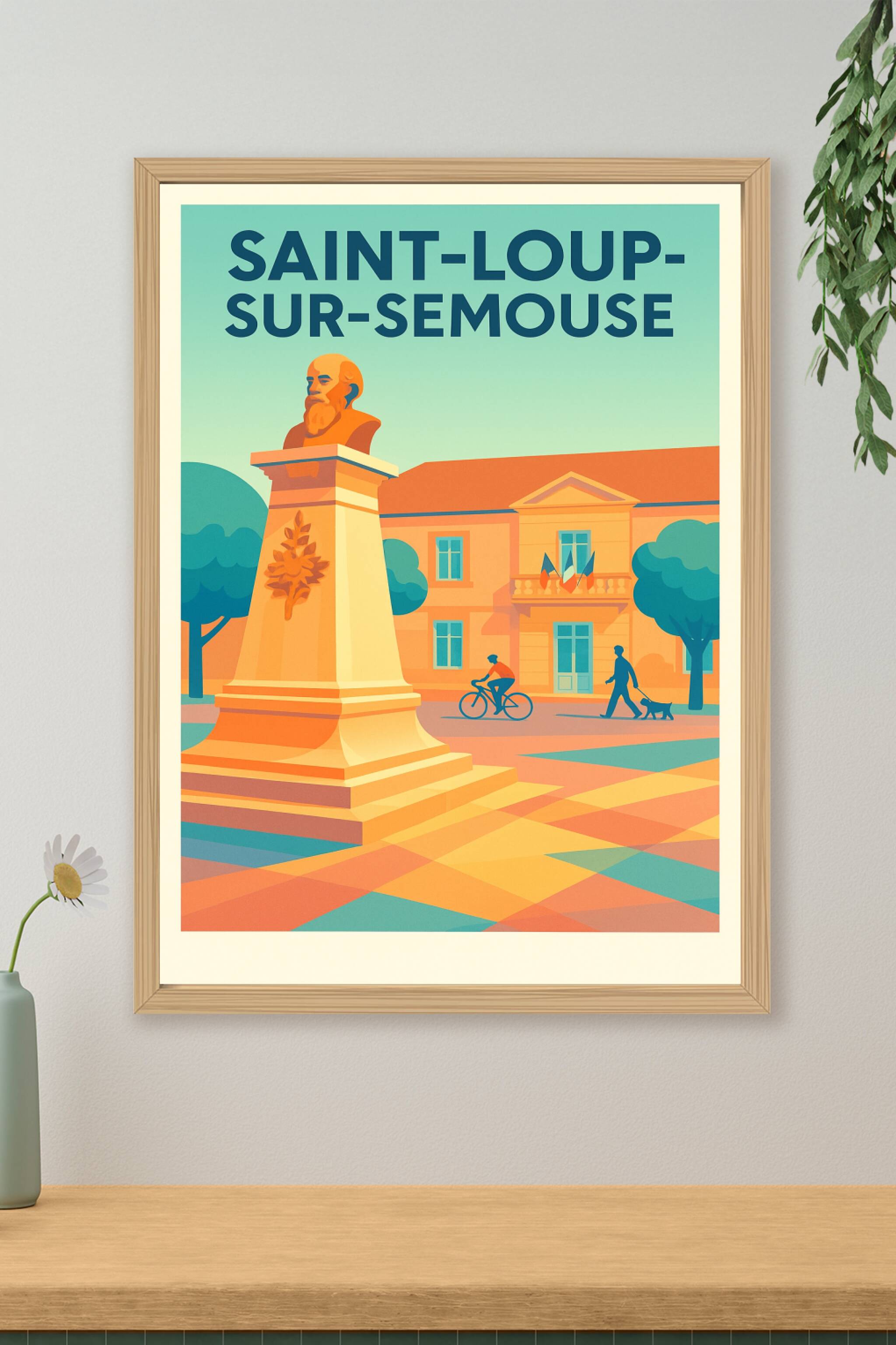 Affiche de Saint-Loup-sur-Semouse - Charme et histoire au cœur de la commune