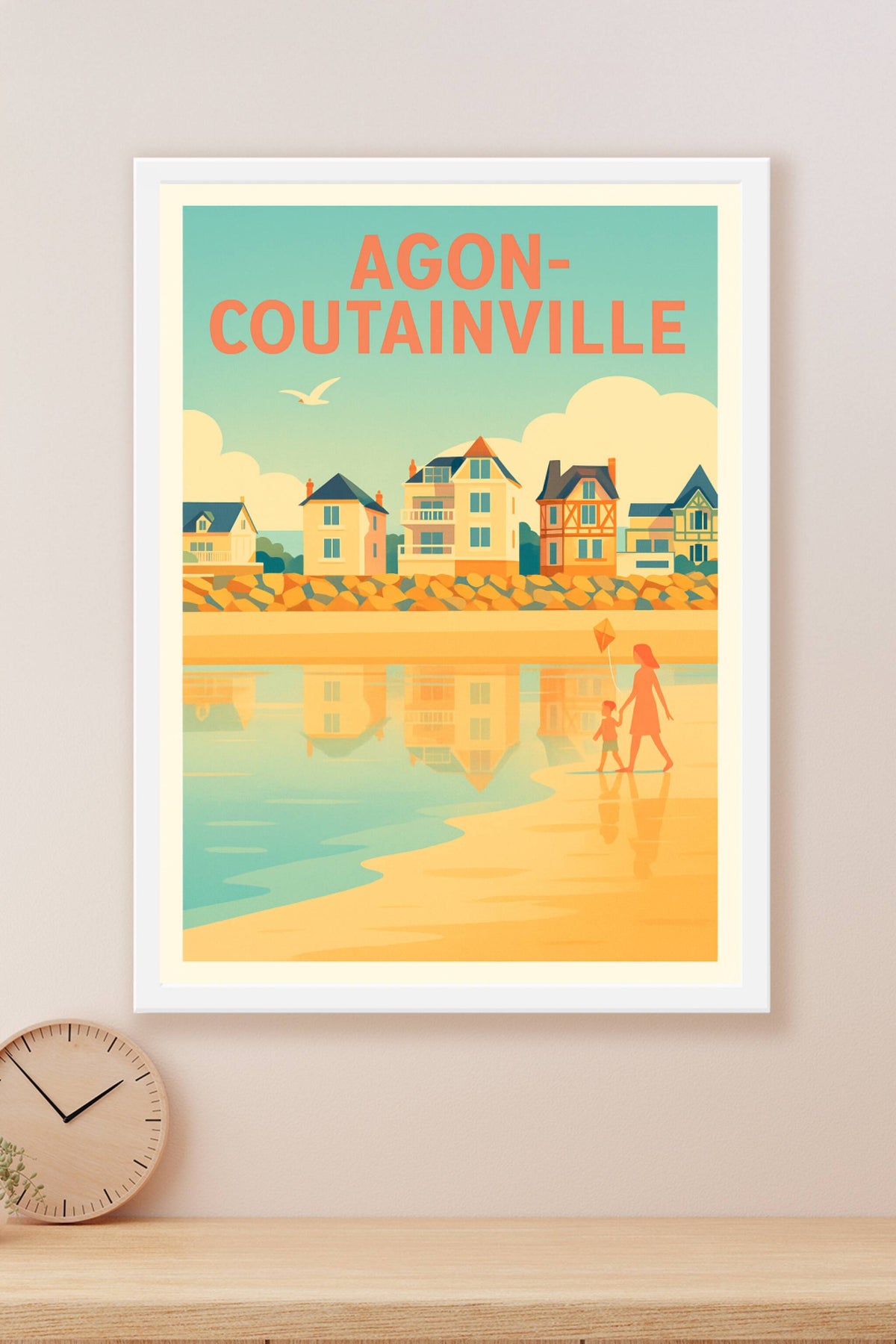 Affiche de Agon-Coutainville - Sérénité en bord de mer