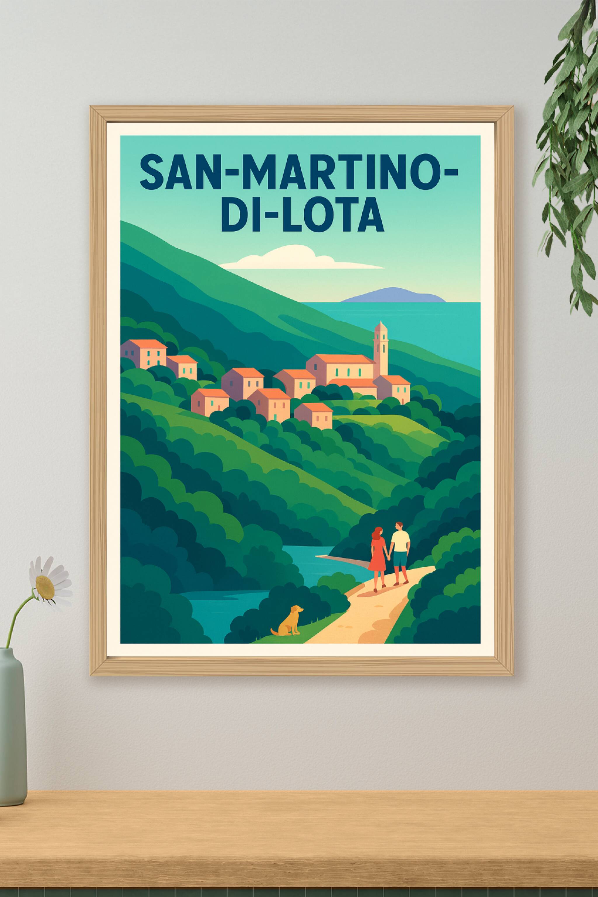 Affiche de San-Martino-di-Lota - Escapade bucolique en Corse