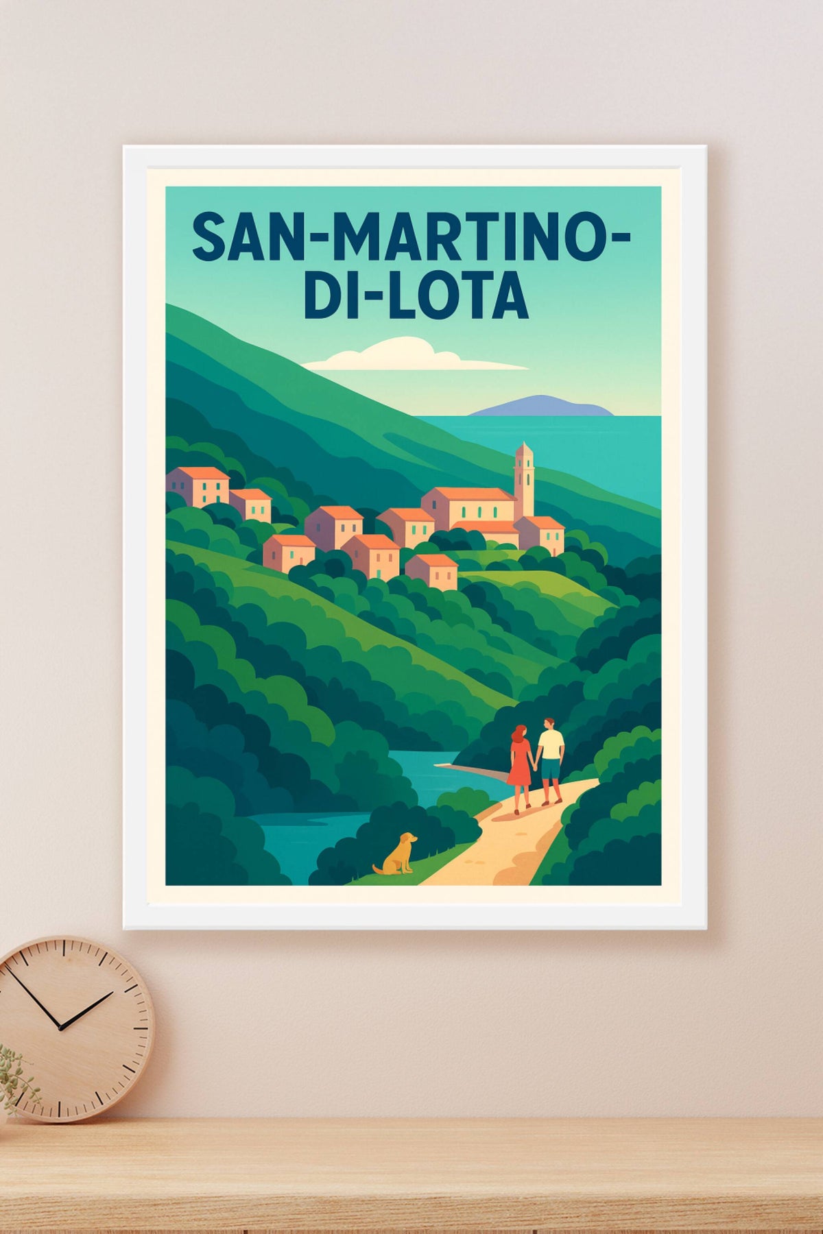 Affiche de San-Martino-di-Lota - Escapade bucolique en Corse
