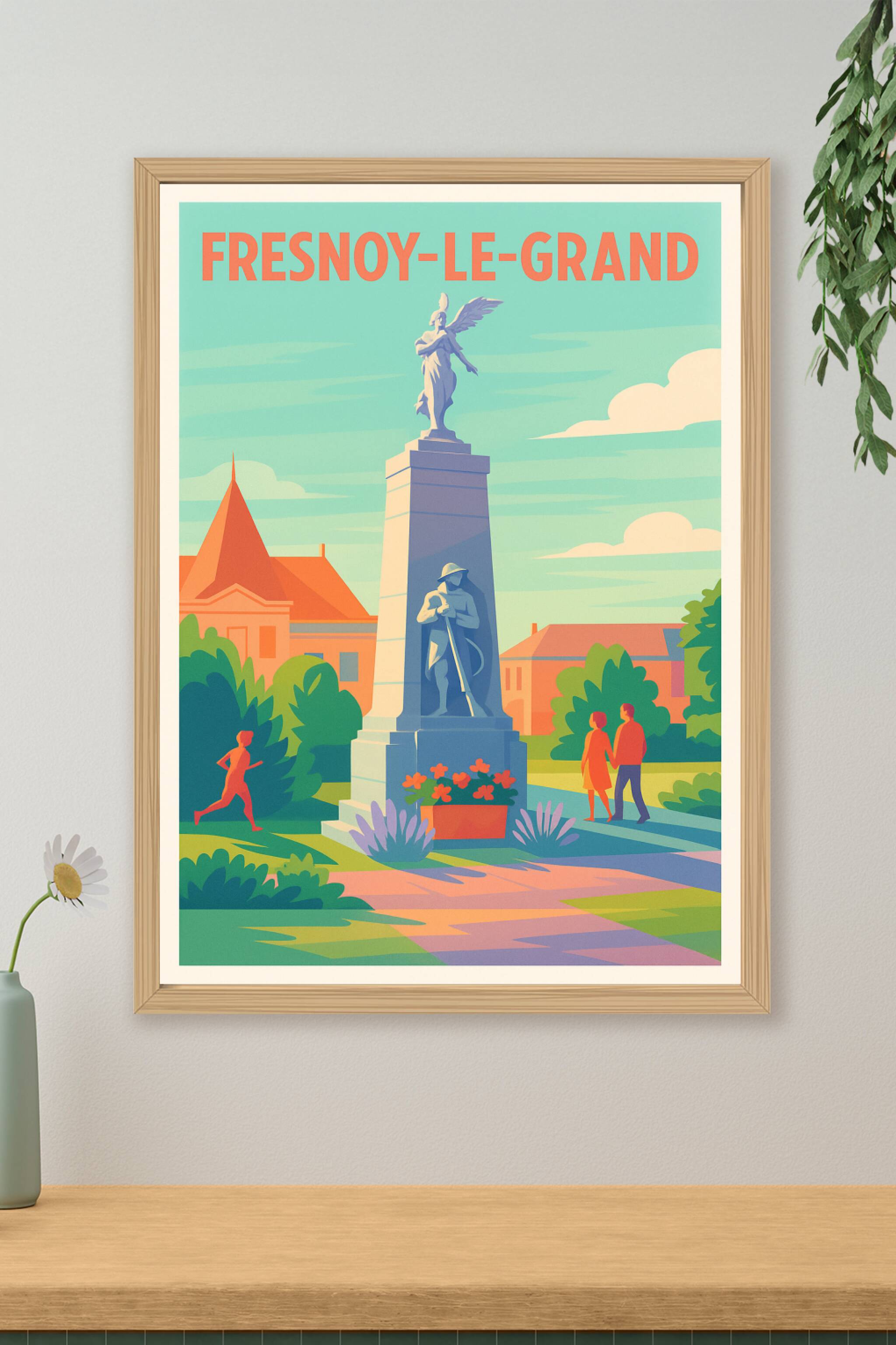 Affiche de Fresnoy-le-Grand - Charme et sérénité au cœur de la ville