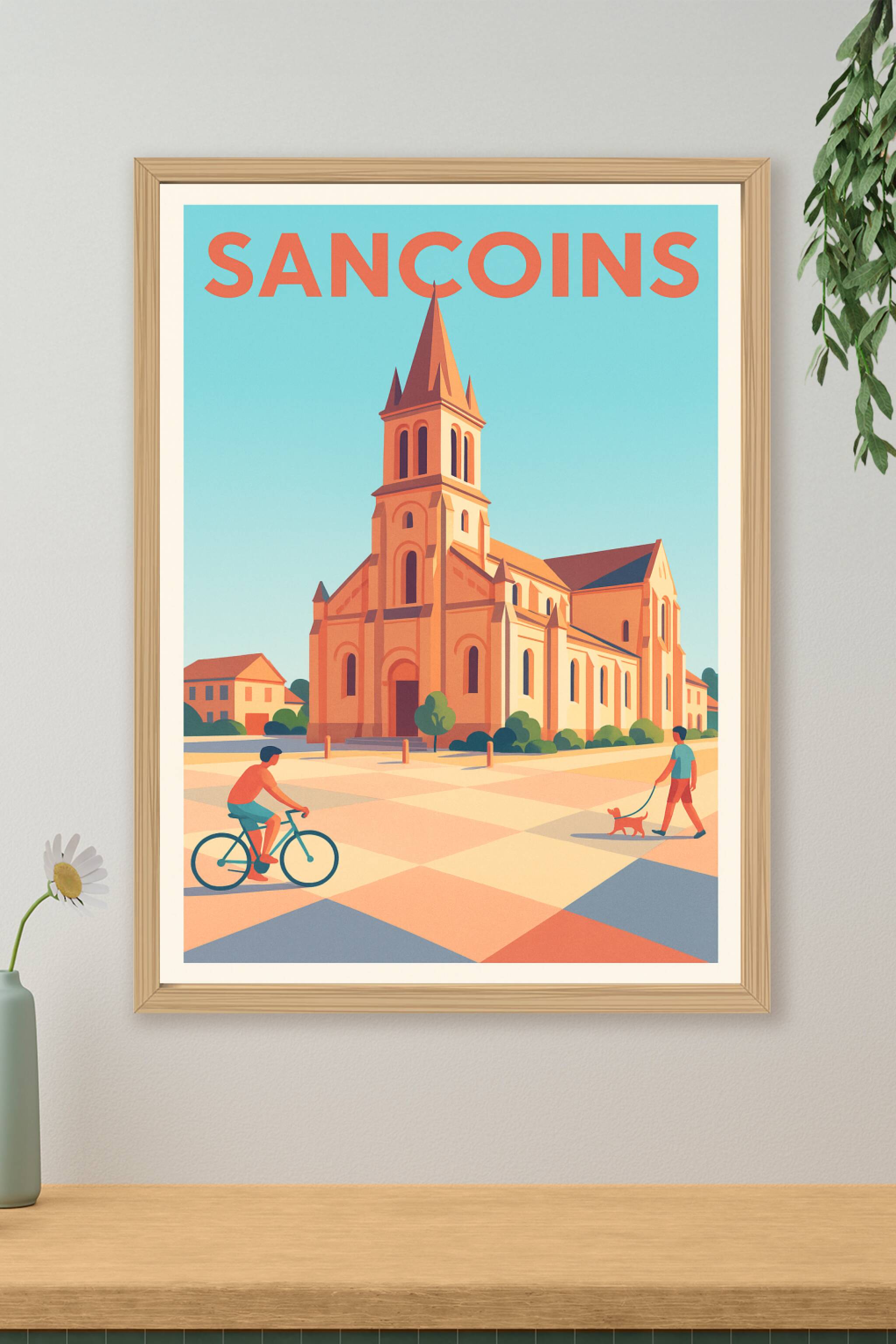 Affiche de Sancoins - Charme et sérénité au cœur du village