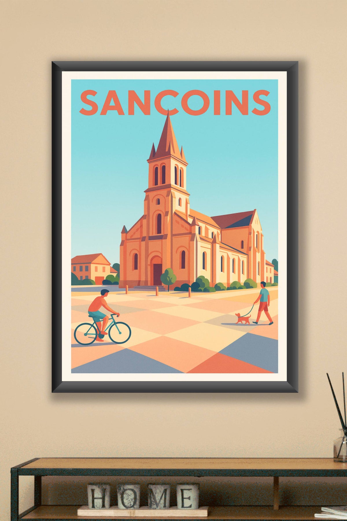 Affiche de Sancoins - Charme et sérénité au cœur du village