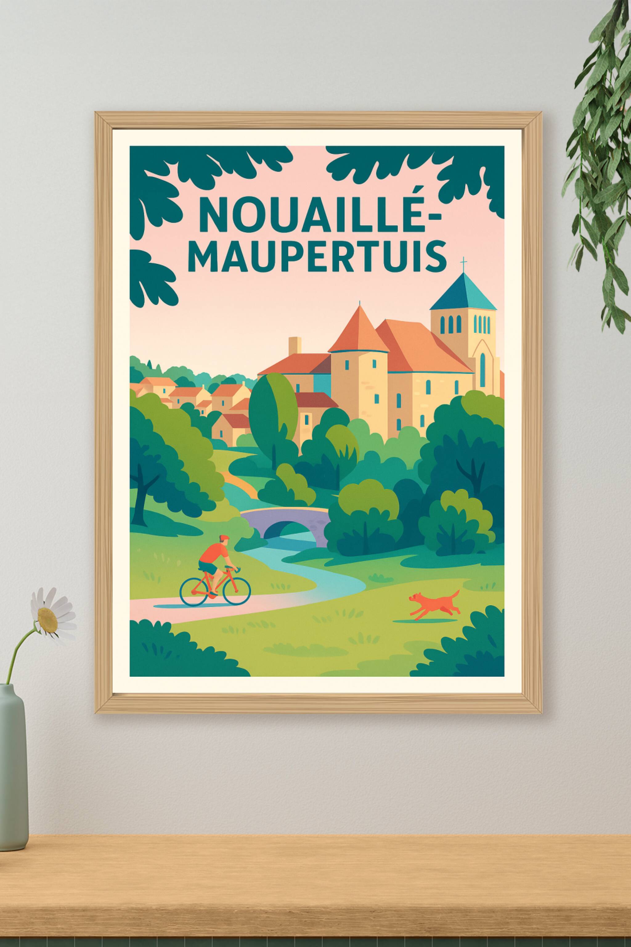 Affiche de Nouaillé-Maupertuis - Charme bucolique et douceur de vie