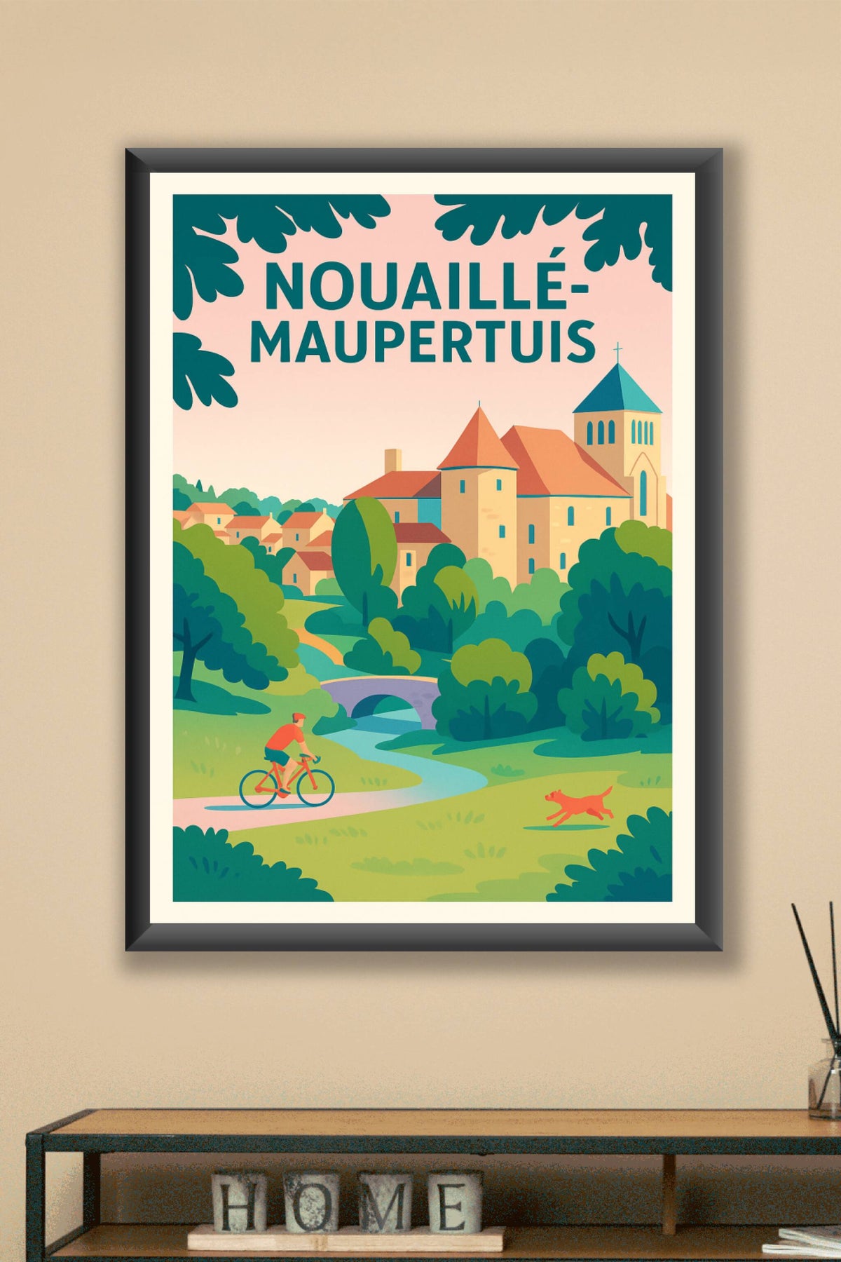 Affiche de Nouaillé-Maupertuis - Charme bucolique et douceur de vie