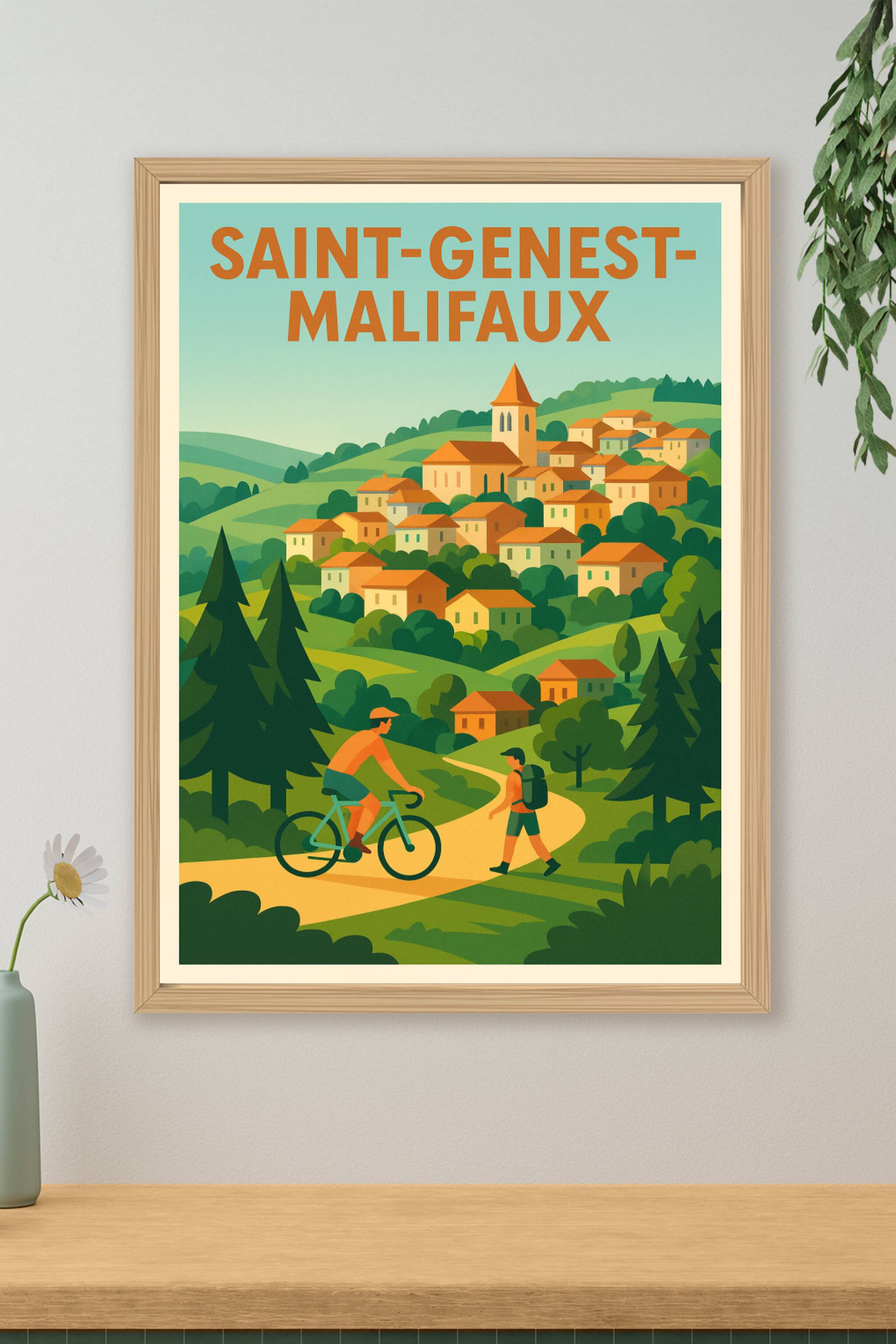 Affiche de Saint-Genest-Malifaux - Un havre de nature et balade en plein air
