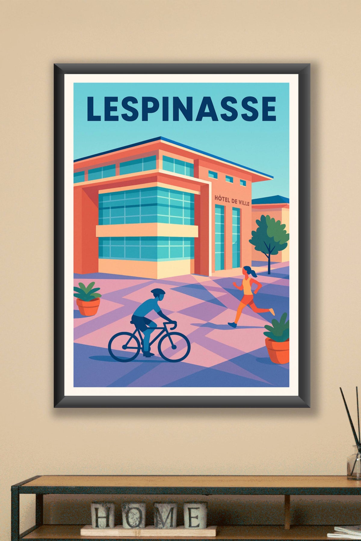 Affiche de Lespinasse - Dynamisme et modernité au cœur de la ville