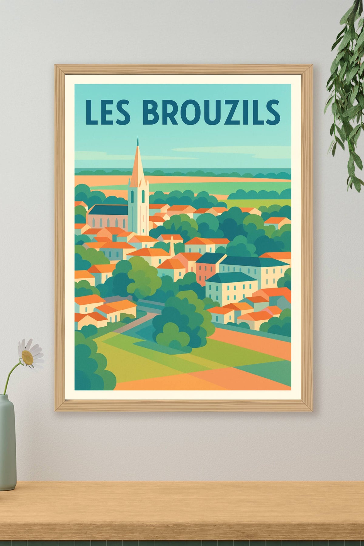 Affiche de Les Brouzils - Charme pittoresque de la campagne vendéenne