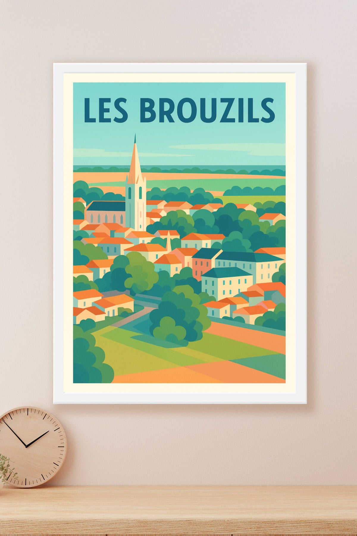 Affiche de Les Brouzils - Charme pittoresque de la campagne vendéenne